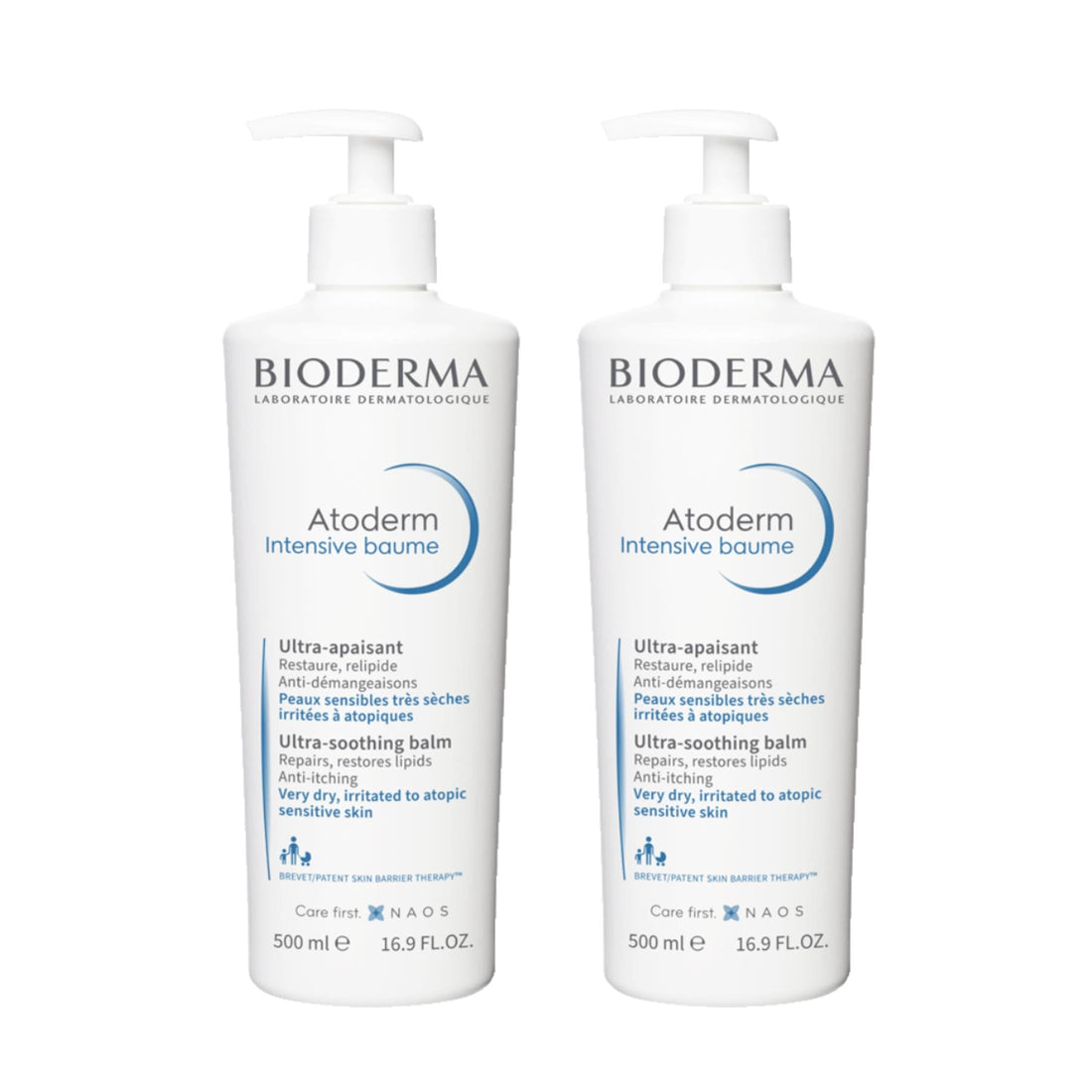Bioderma Atoderm Intensive Balm, Hydrating Balm for Dry to Atopic Sensitive Skin, Face & Body Moisturizer with Ultra Soothing Anti-Itching Formula, Fragrance-Free, Non-Greasy & Non-Sticky for Family Halalzen