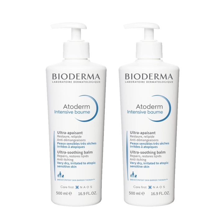 Bioderma Atoderm Intensive Balm, Hydrating Balm for Dry to Atopic Sensitive Skin, Face & Body Moisturizer with Ultra Soothing Anti-Itching Formula, Fragrance-Free, Non-Greasy & Non-Sticky for Family Halalzen