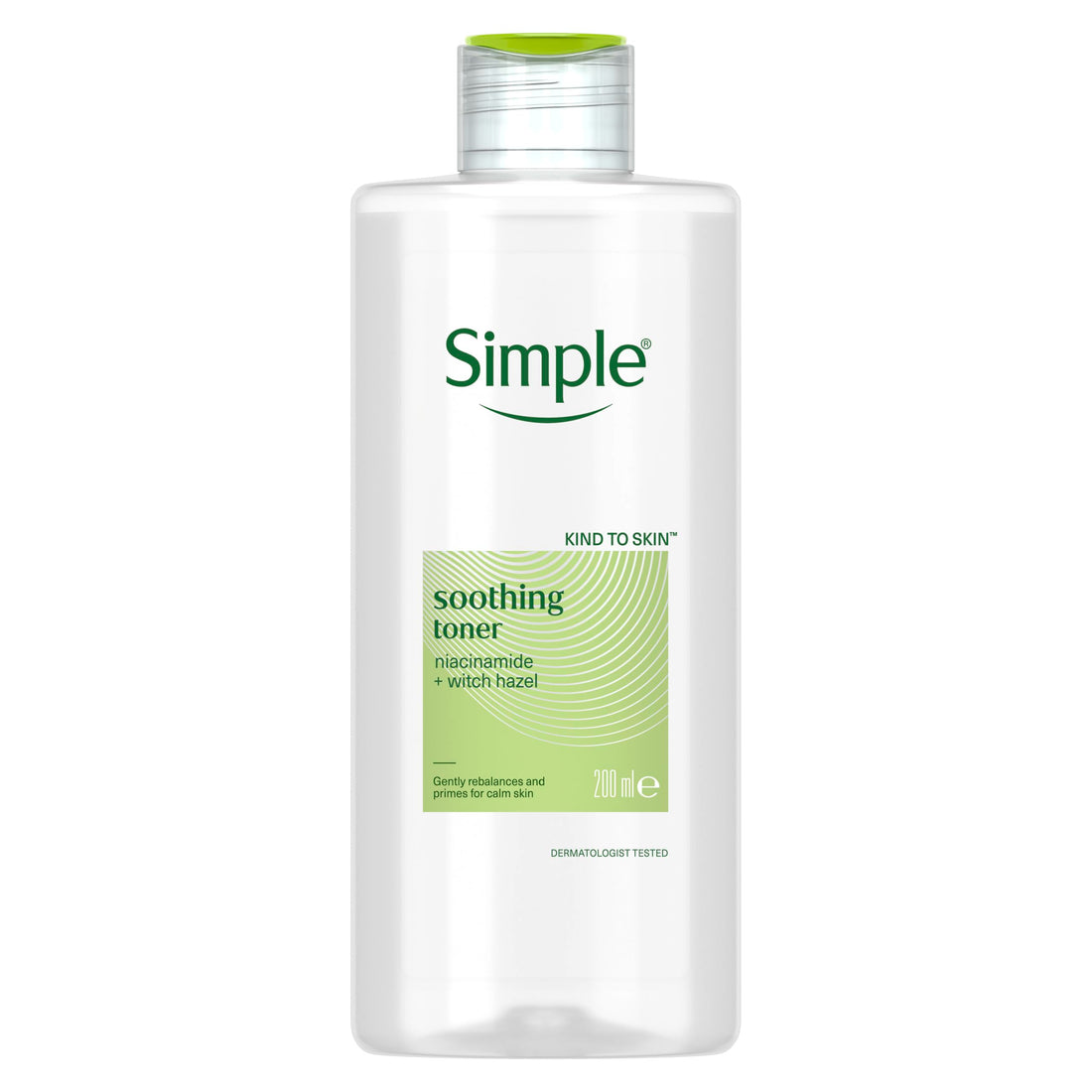 Simple Kind to Skin Soothing Facial Toner Alcohol-Free for Daily Use on Sensitive Skin 200 ml