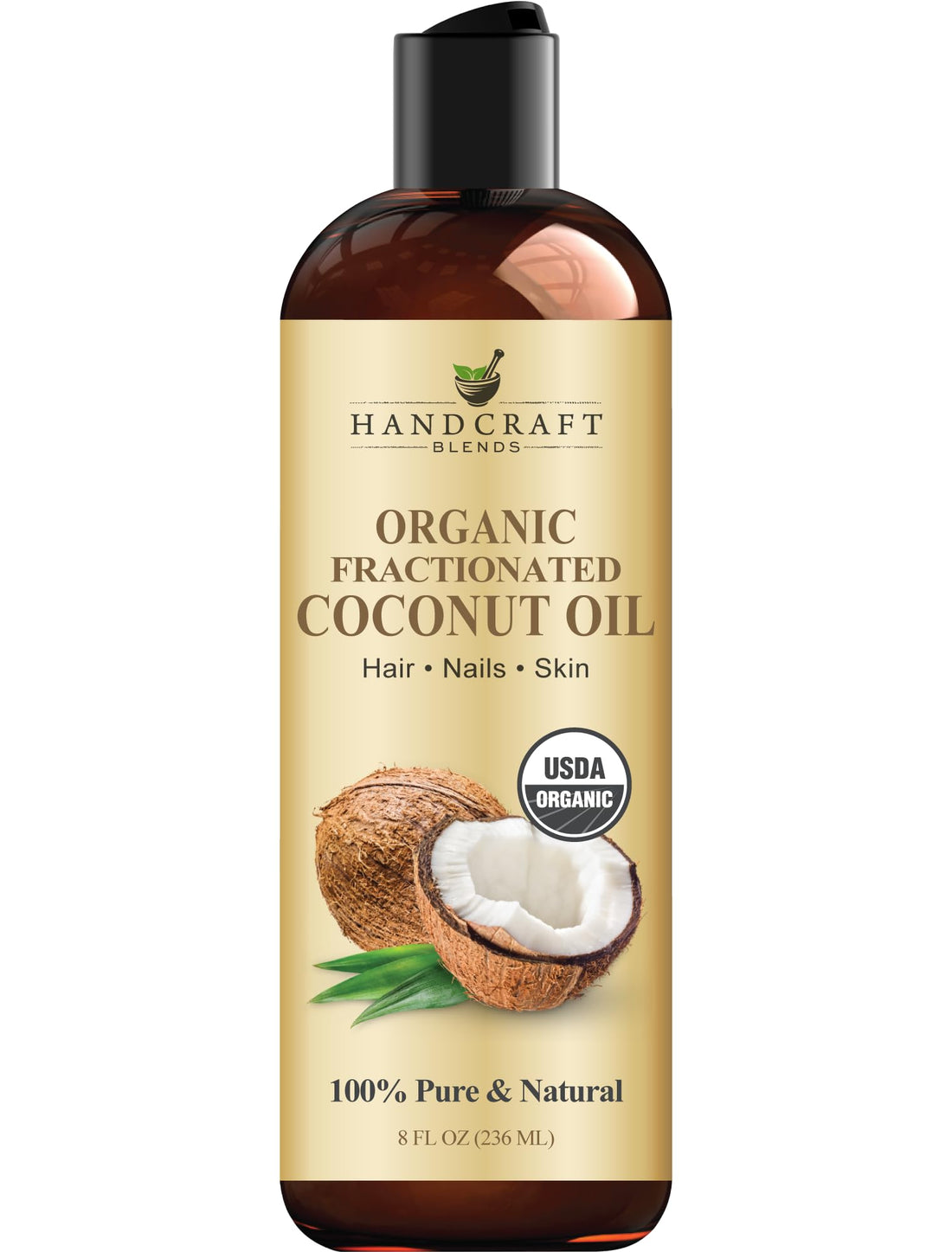 Handcraft Blends Castor Oil with Rosemary and Peppermint Oil 118 ml | 100% Pure and Natural | Premium Grade Carrier Oil | Hair, Eyelashes and Eyebrows | Hair and Body
