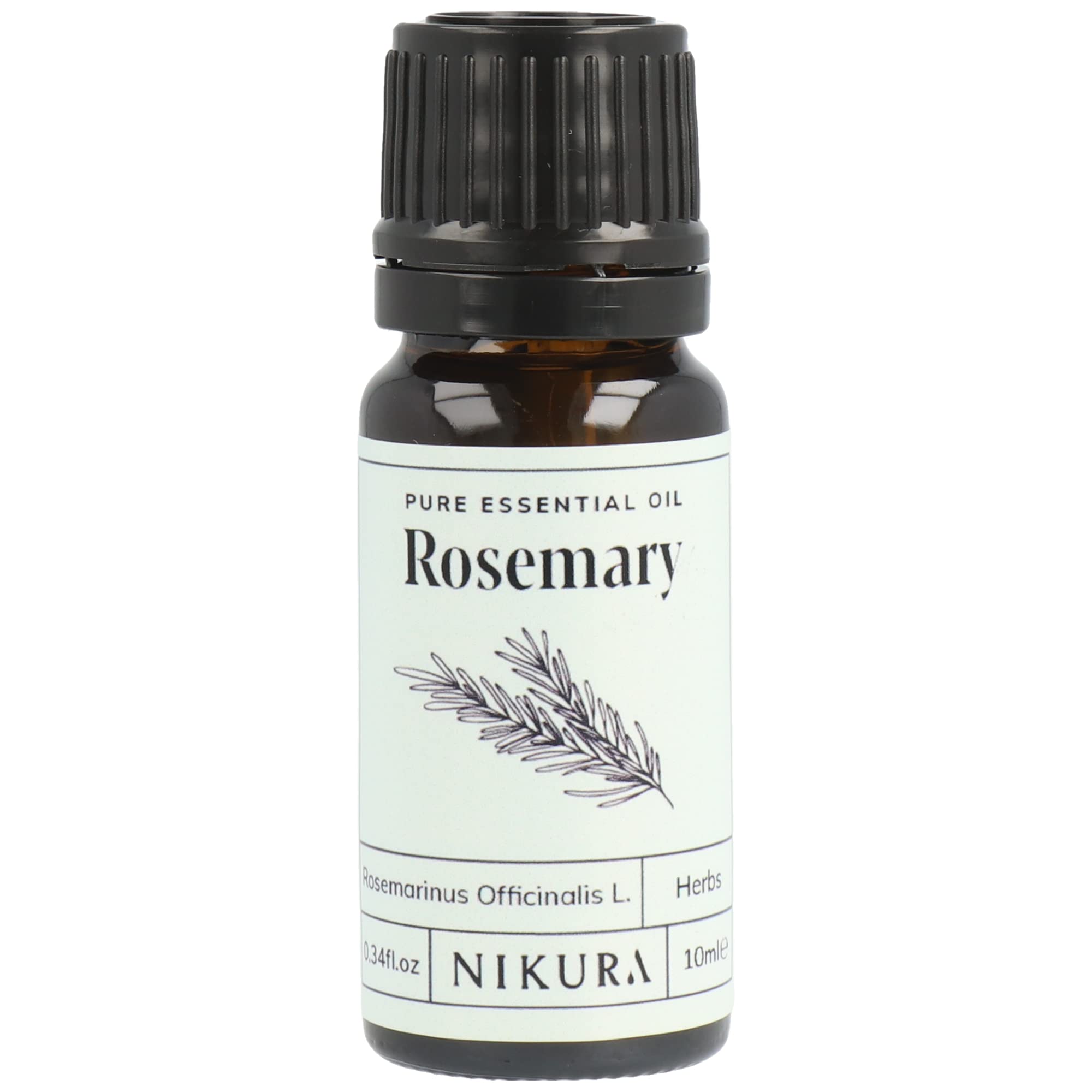 Nikura Peppermint Essential Oil - 10ml | Perfect for Repelling Spiders, Rats, Mice, Bugs, Ants | Great for Hair, Headaches Relief, Energy Boost, Skin, Candle Making | Vegan & UK Made
