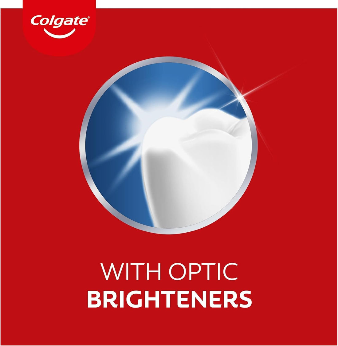 Colgate Max White Optic Toothpaste 4X75ml - Teeth Whitening Toothpaste - Clinically Proven Formula - Removes up to 100% of Surface Stains - Optic Brighteners Instantly Whiten Teeth
