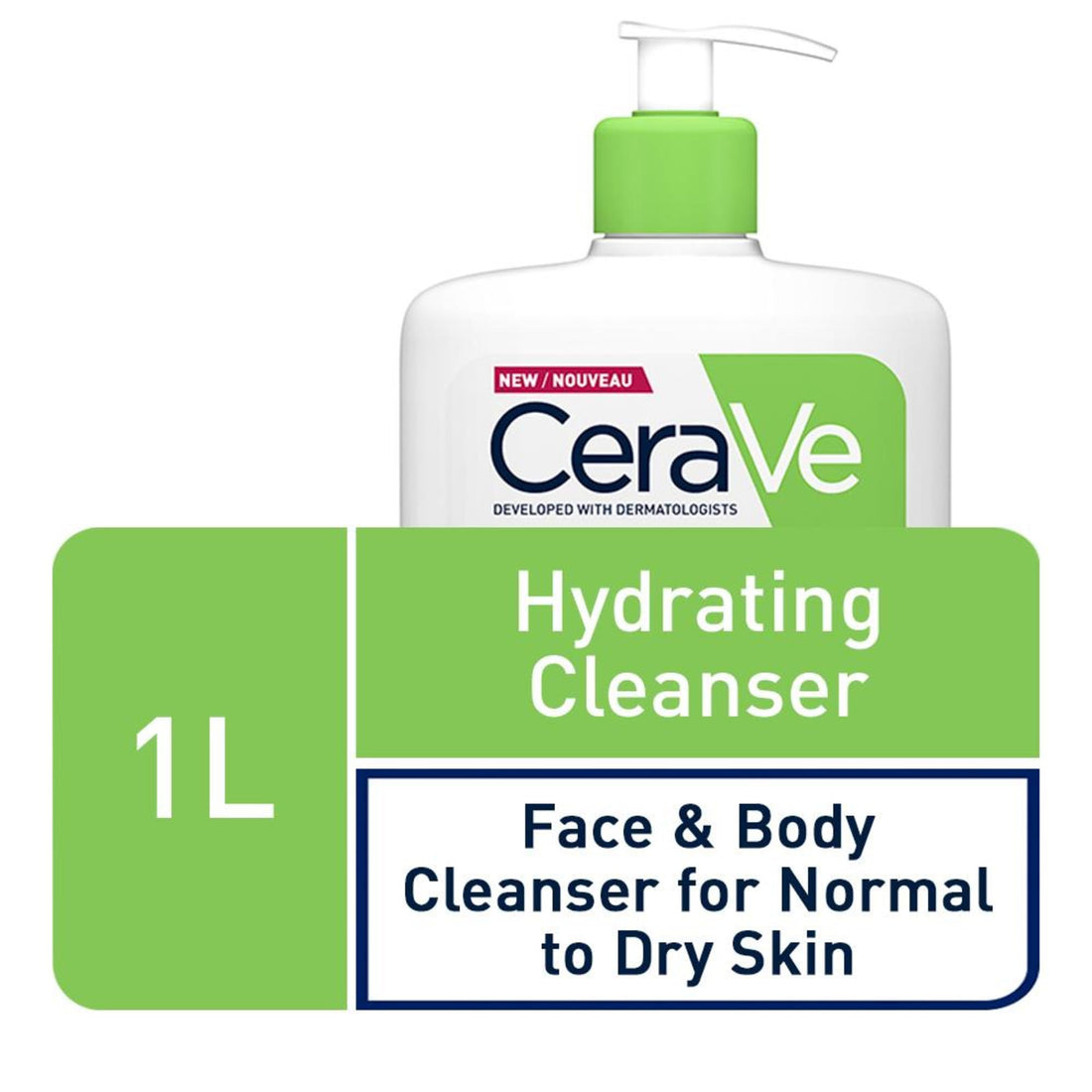 CeraVe Hydrating Cleanser for Normal to Dry Skin ml with Hyaluronic Acid and 3 Essential Ceramides