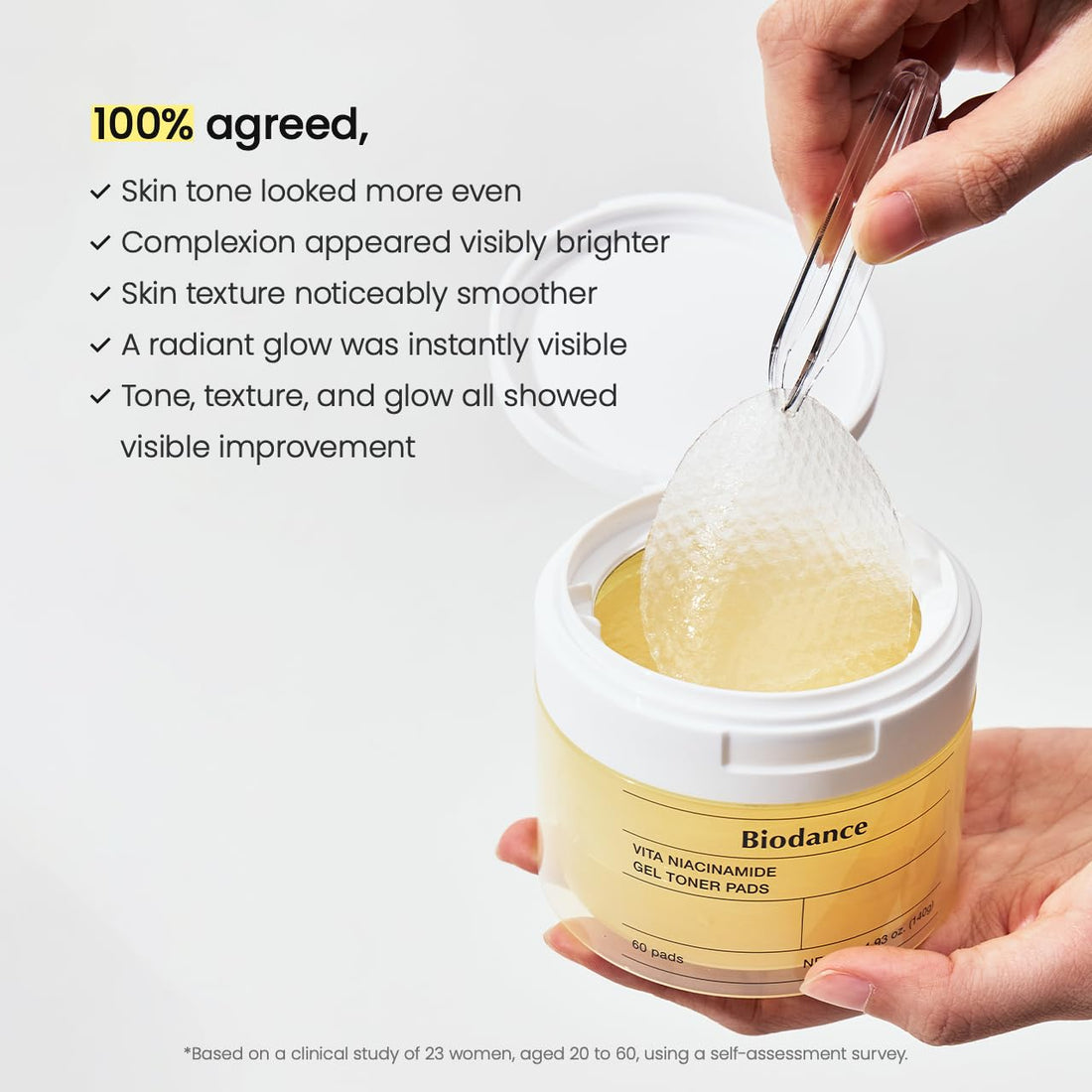 Biodance Collagen Gel Toner Pads, Porenverkleinerer für das Gesicht, verbessert die Elastizität, aufpolsternde Toner-Pads für empfindliche Haut, vorgetränkte Pads, koreanische Hautpflege, Muttertagsgeschenkeㅣ60 Pads