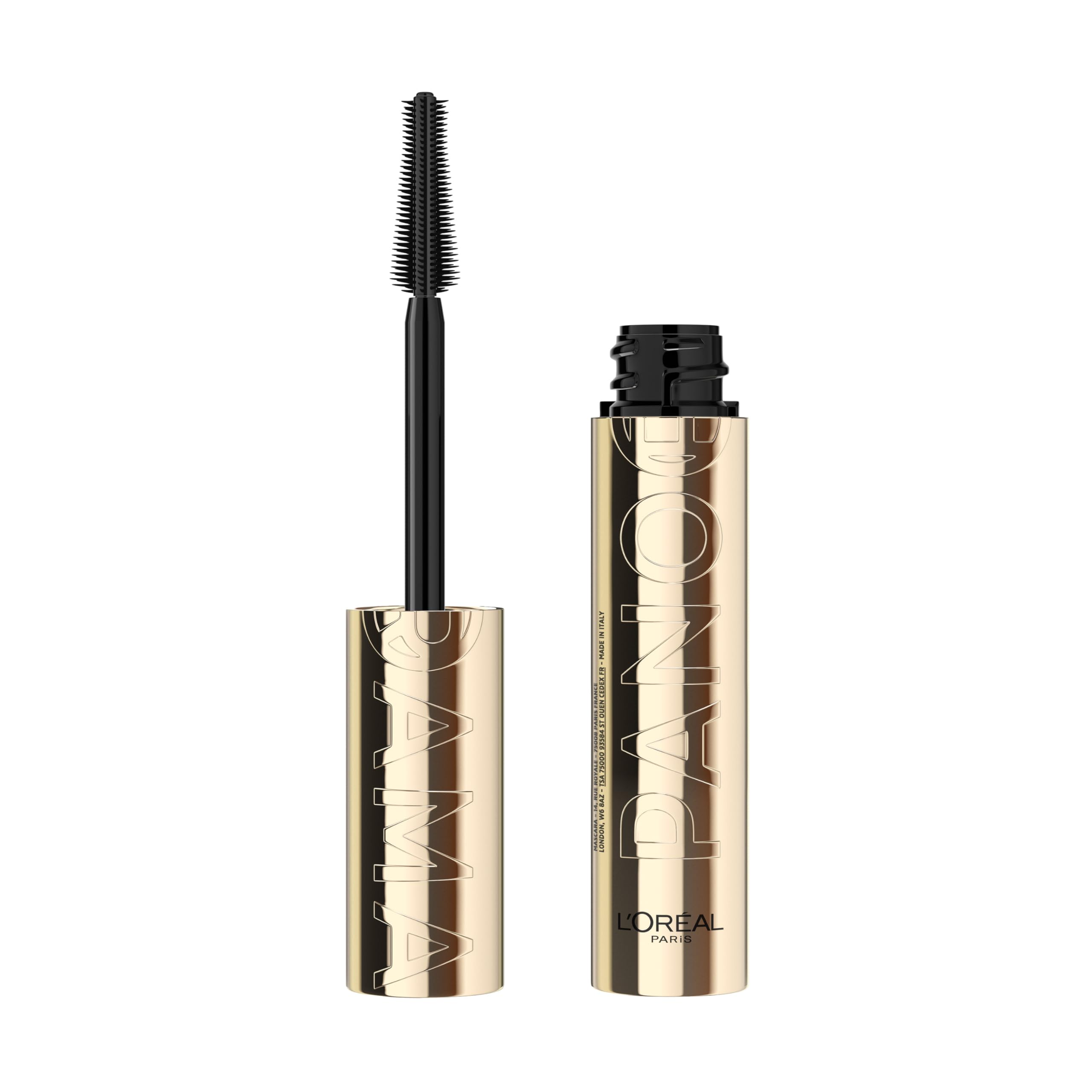 L'Oreal Paris Volumising Mascara, For Intense Volume and a Fanned Out Effect, 1.4x Bigger Looking Eyes, Clump-free Formula, Suitable for Sensitive Eyes, Volume Million Lashes Panorama Halalzen