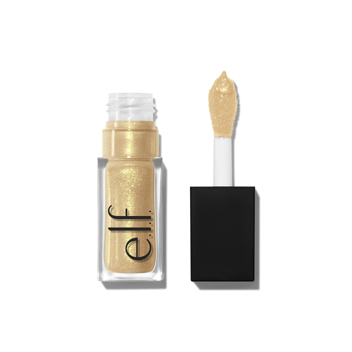 e.l.f. Glow Reviver Lip Oil, Nourishing and Hydrating with High-Shine Glimmer Finish & Sheer Wash of colour, Minty Scent, Non-Sticky, Vegan & Cruelty-free, Candy Coded Halalzen