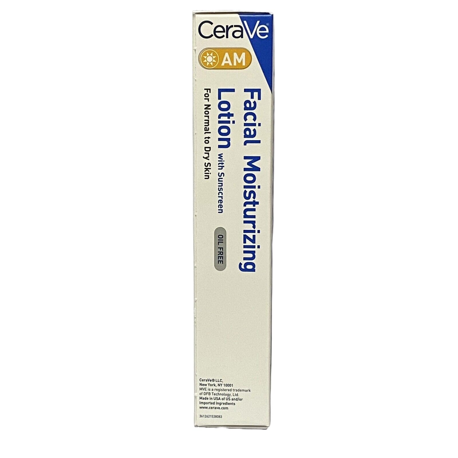 CeraVe AM Facial Moisturizing Lotion with SPF 30, Oil-Free Face Moisturizer with SPF, Formulated with Hyaluronic Acid, Niacinamide & Ceramides, Non-Comedogenic, Broad Spectrum Sunscreen, 3 Ounce Halalzen