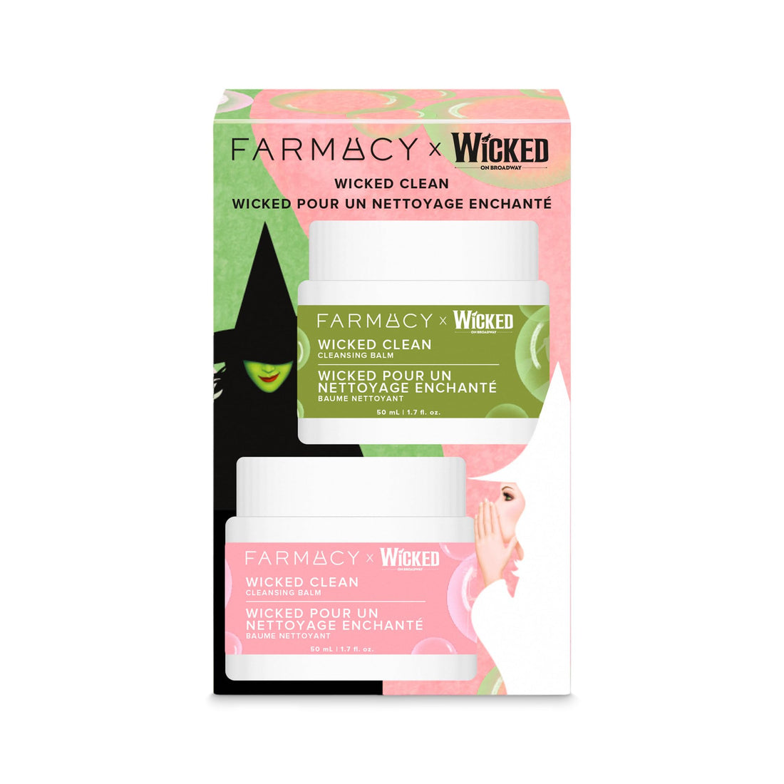 Farmacy Makeup Remover Cleansing Balm - Green Clean Waterproof Makeup Remover + Oil Based Cleanser - Gentle Exfoliating Double Cleanser - Melts From Balm to Milky Lather (30ml) Halalzen