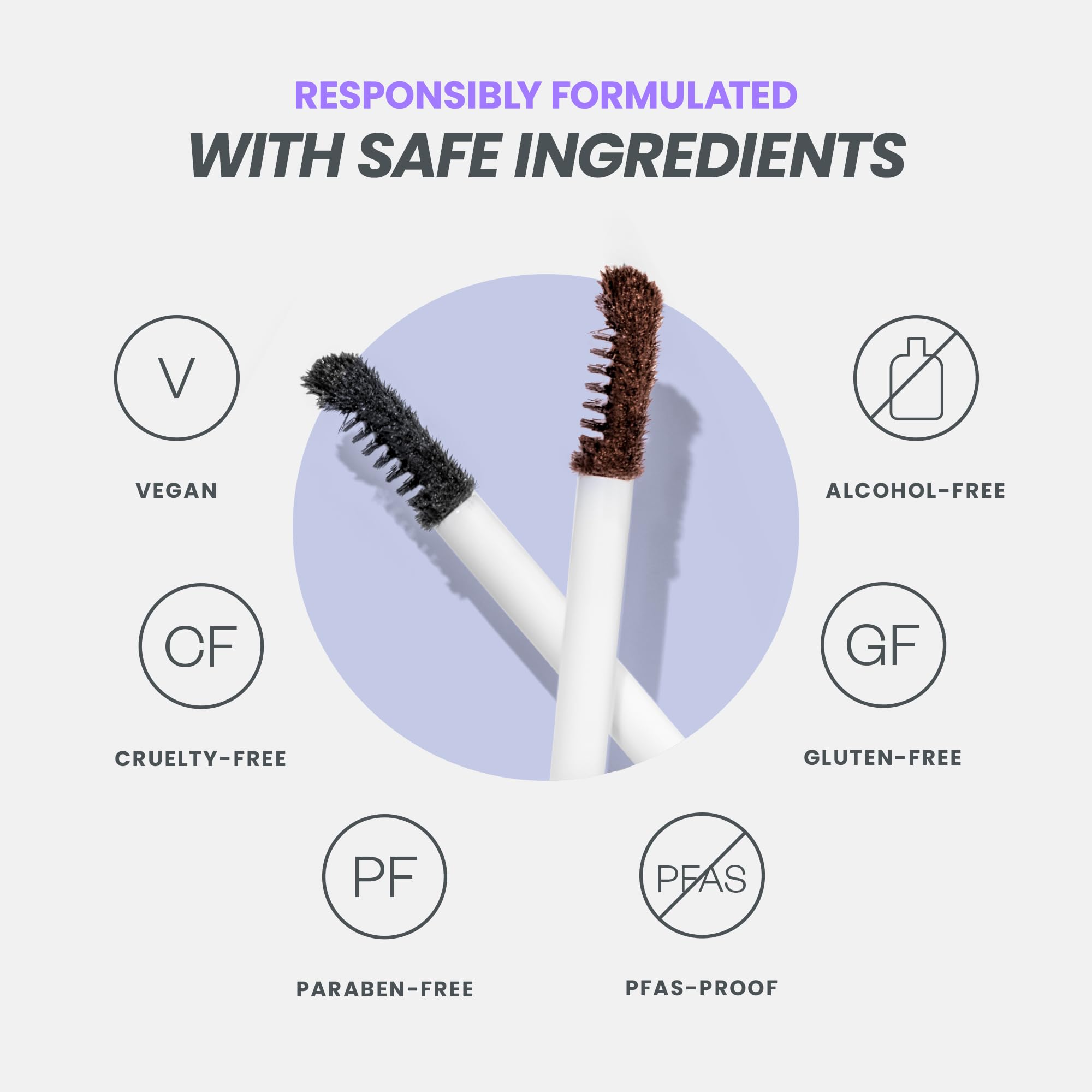 Wonderskin Brow/Do Eyebrow Gel Topper - Skinrageous All-Day Eyebrow Tint Mascara, Long-Lasting, Waterproof & Transfer-Proof Brow Gel Topper (Dark Brunette)