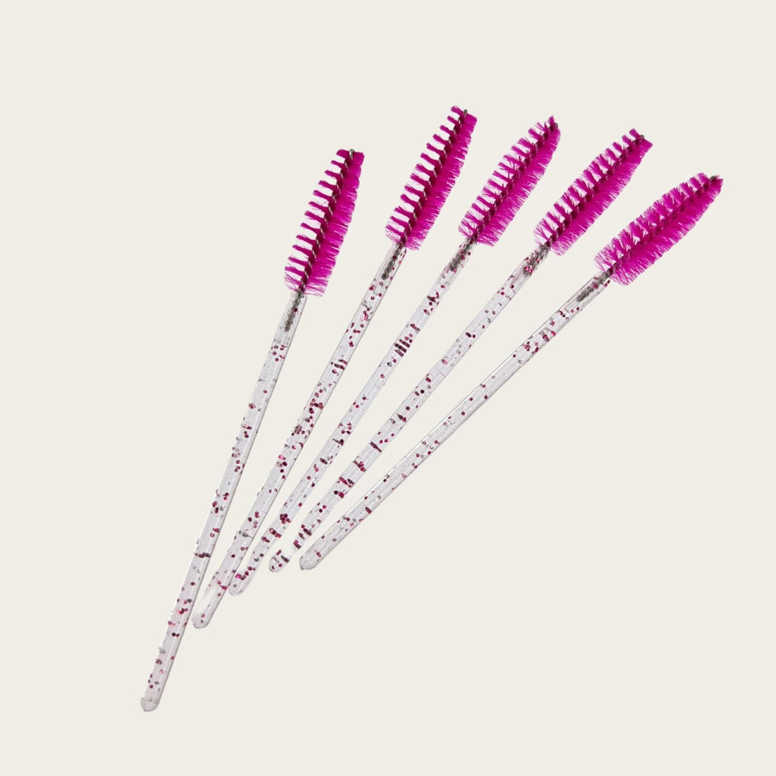 ZHIYE 50 pcs Eyelash Mascara Brushes, Wands Applicator Eyebrow Brush Makeup Kit, Eyebrow Castor Oil Brush Makeup Tool Halalzen