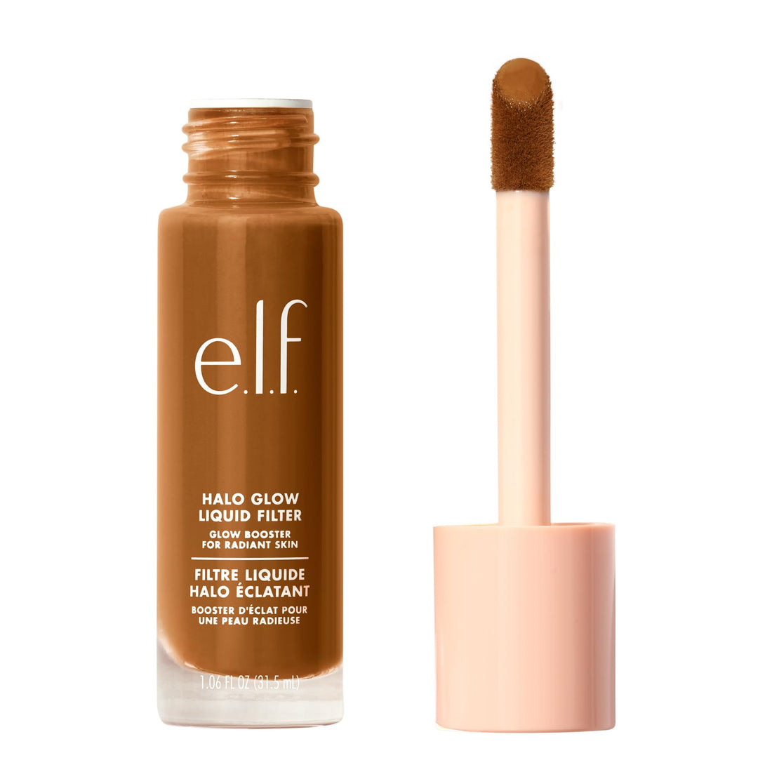 e.l.f. Halo Glow Liquid Filter, Complexion Booster For A Glowing, Soft-Focus Look, Infused With Hyaluronic Acid, Vegan & Cruelty-Free, 4 Medium Halalzen