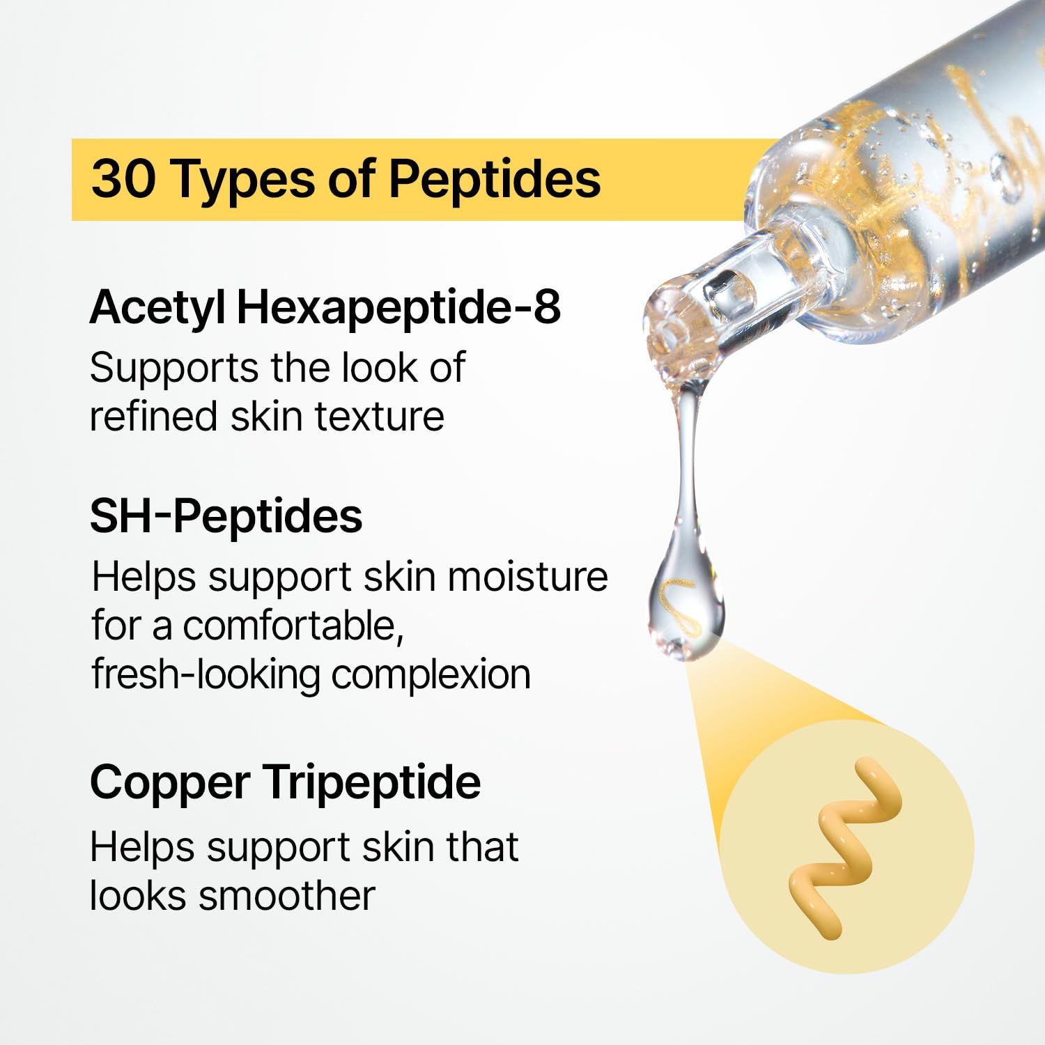 SUNGBOON EDITOR Glow Intensive Silk Peptide Ampoule, Copper Peptides Serum for Face with Collagen & Multi Peptides, Hydrating Korean Skincare Facial Serum for Smooth-Looking Skin, 1.35 fl oz Halalzen