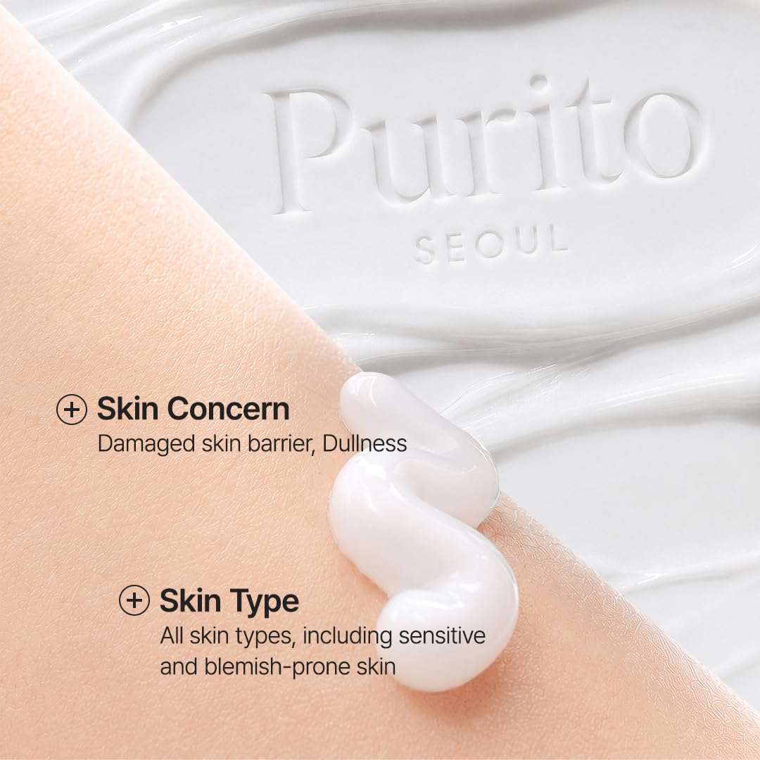 PURITO Oat In Calming Gel Cream, Oat Seed Water, Lightweight Non-Sticky Moisturizer, Non-Comedogenic, Fragrance-Free, Korean Skincare, 100ml 3.38 fl.oz