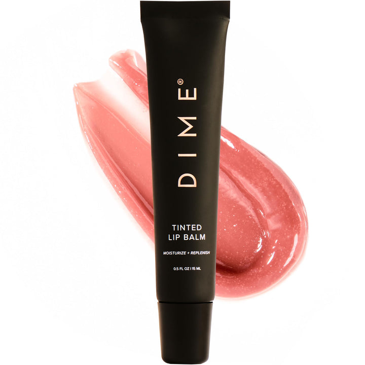 DIME Beauty Fresh Air Lip Balm - Glossy Hydrating Lip Treatment with Shea Butter, Anti-Aging Lip Care, Lip Moisturizer, Vegan, Cruelty-Free, 0.5 oz / 15 ml Halalzen