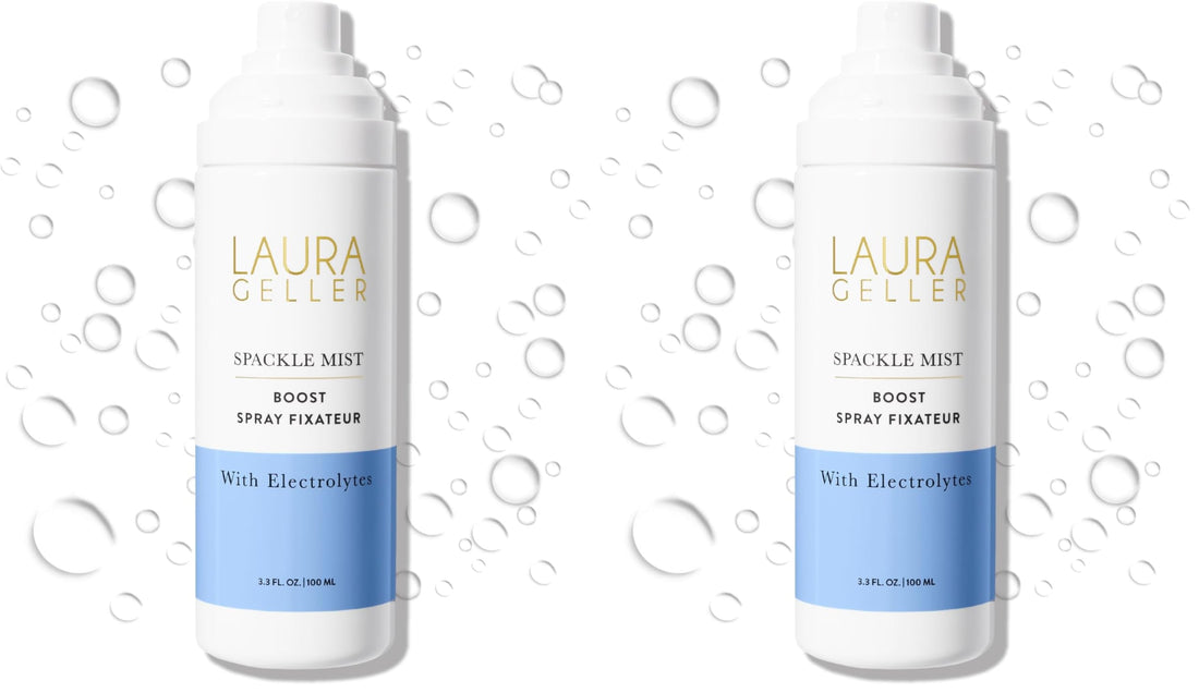 LAURA GELLER NEW YORK Spackle Mist Boost Setting Spray with Electrolytes - Long-Lasting Makeup Spray with Blue Light Protection - Dewy Skin Makeup Setting Spray