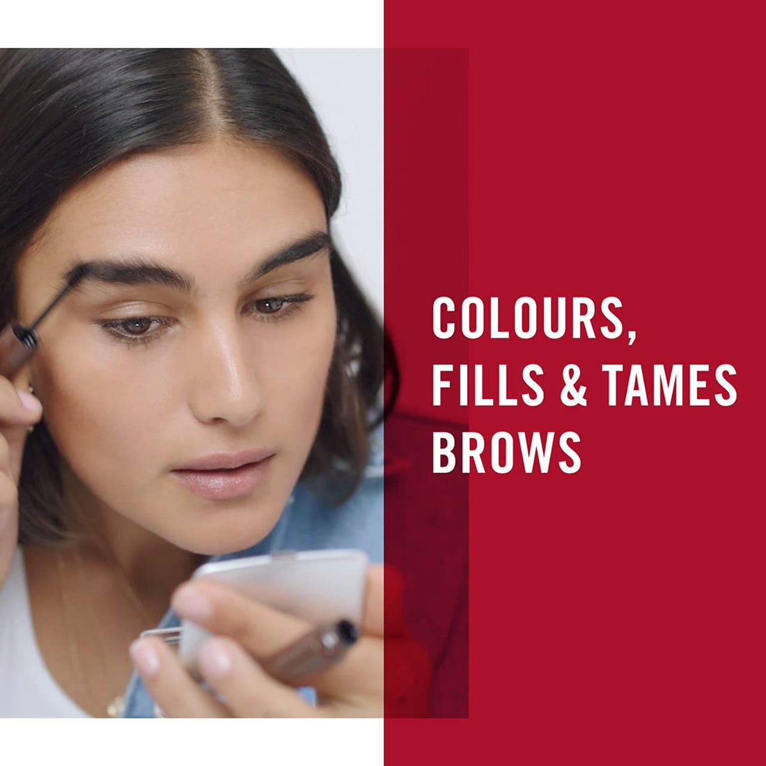 Rimmel London Wonderâ€™Full Brow 24HR Waterproof Brow Gel, with Fibres for Plump Thick Brows, Dark, 4.5 ml (Pack of 1)