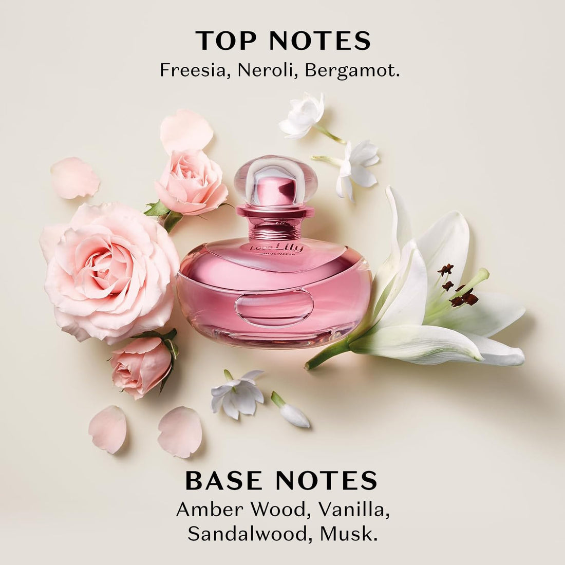 O Boticário Lily Eau de Parfum - Long Lasting Perfume for Women - 2.5 oz / 75 ml, Premium Brazilian Floral Fragrance with Lily & Jasmine Notes, Elegant Signature Scent, Women's Perfume Gift