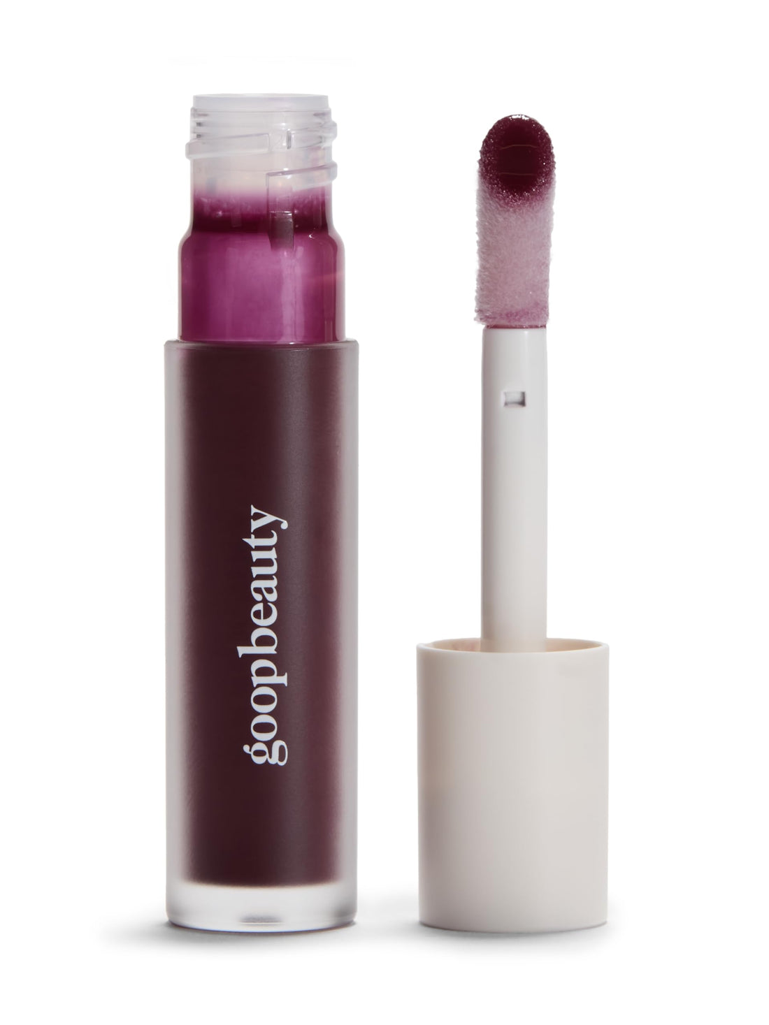 goop Beauty Hydra-Barrier Gel Gloss | Hydrating Lip Gloss to Moisturize & Plump Lips | Hyaluronic Acid & Vitamin E | Glaze - Palest Clear Pink | 0.13 oz