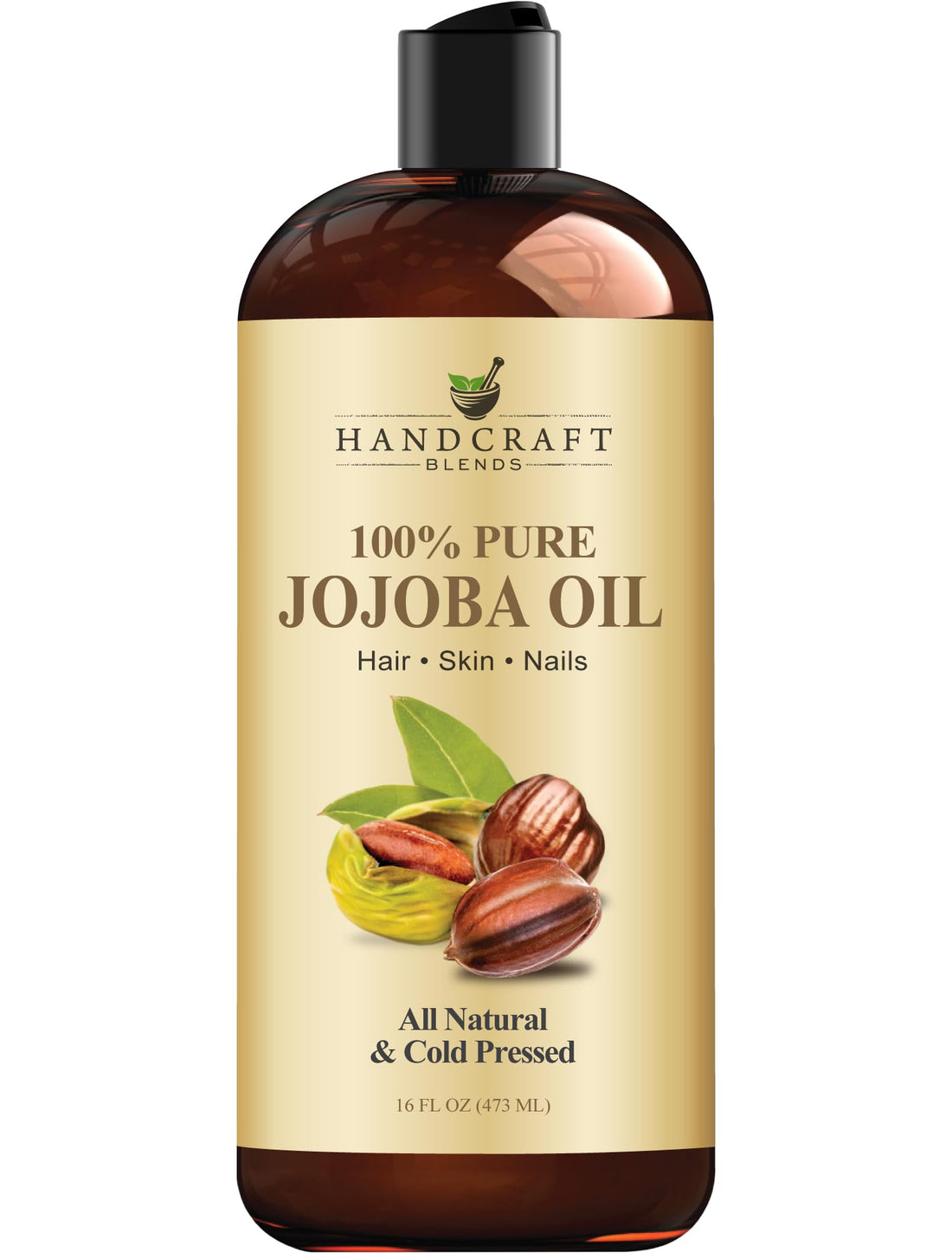 Handcraft Blends Castor Oil with Rosemary and Peppermint Oil 118 ml | 100% Pure and Natural | Premium Grade Carrier Oil | Hair, Eyelashes and Eyebrows | Hair and Body