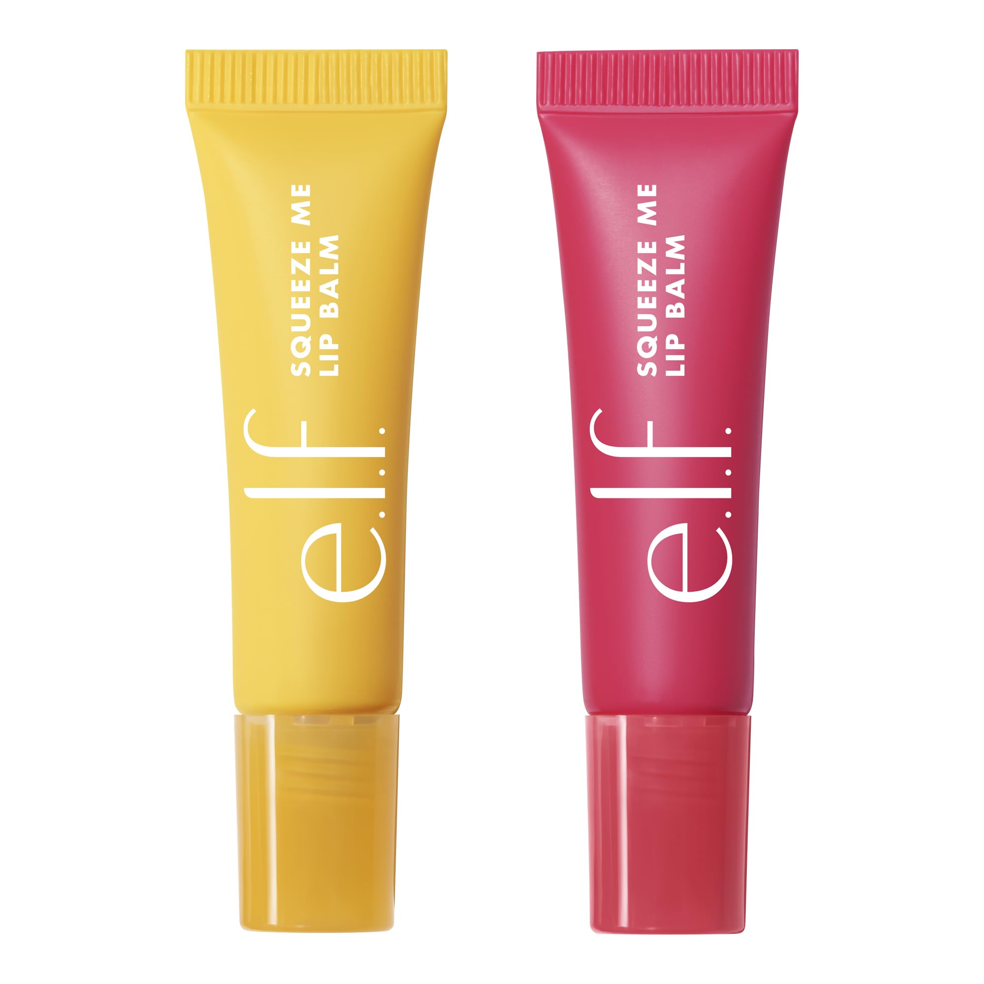 e.l.f. Squeeze Me Lip Balm, Moisturising Lip Balm For A Sheer Tint Of Colour, Infused With Hyaluronic Acid, Vegan & Cruelty-free, Strawberry