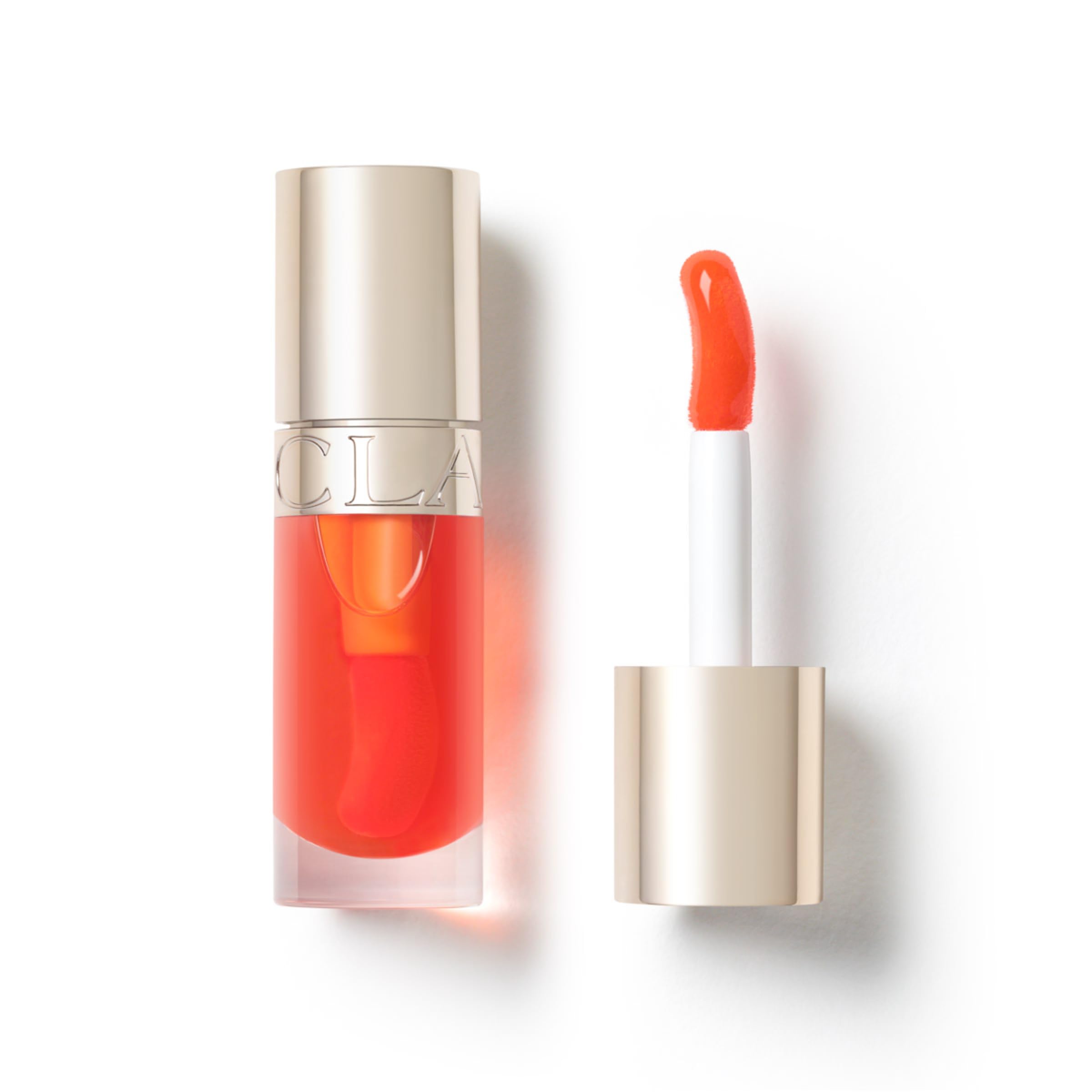 Clarins Lip Comfort Oil 7ml| Hydrating, Nourishing and Moisturising Lip Oil | Sheer, High Shine Finish | Soothes, Comforts and Protects Lips | Visibly Plumps | 93% Natural Ingredients