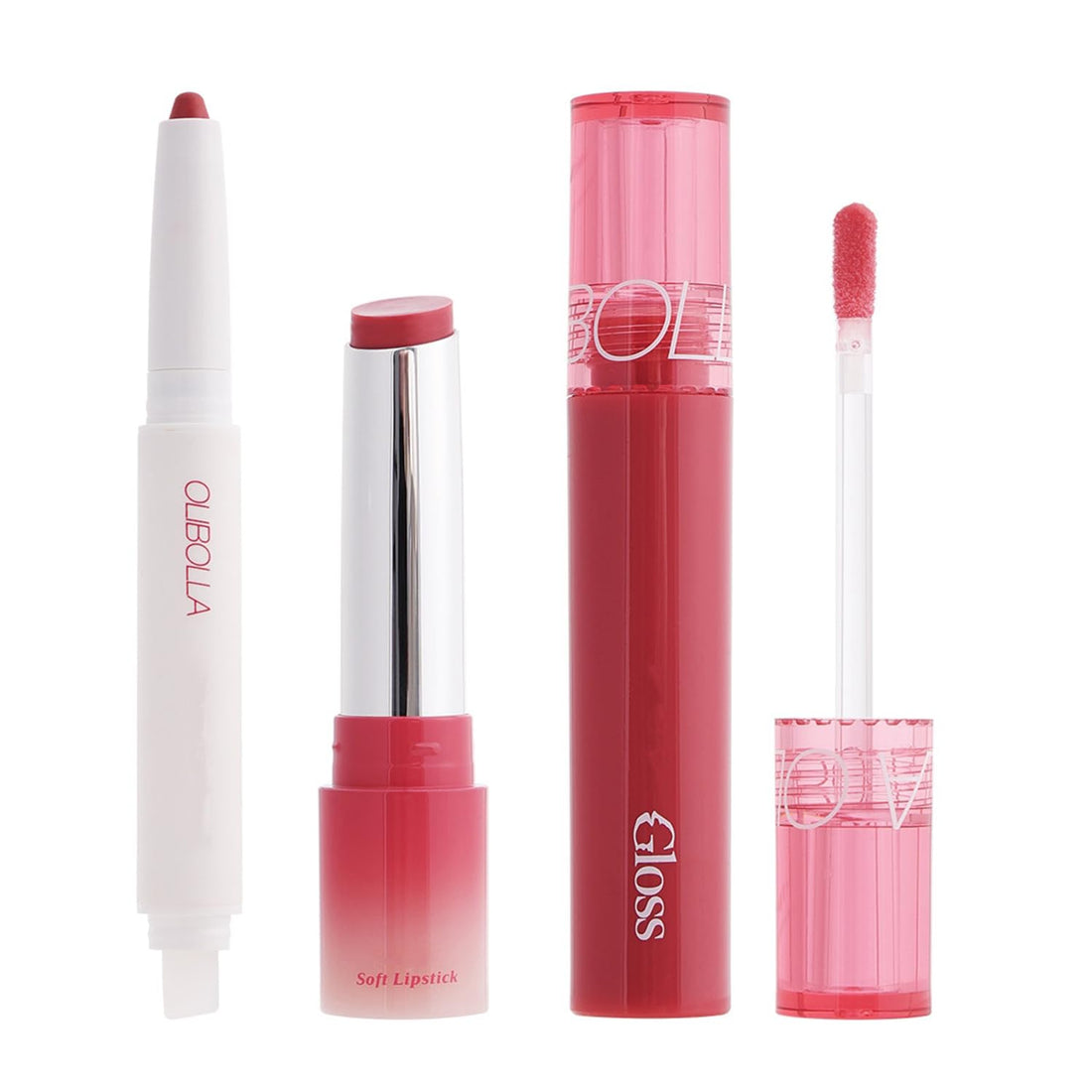 3PCS Matte Liquid Lipstick Lip Gloss & Liner Set - All-IN-One Lip Kit, Velvety Nude Color, Waterproof Make Up Set (# 03) Halalzen