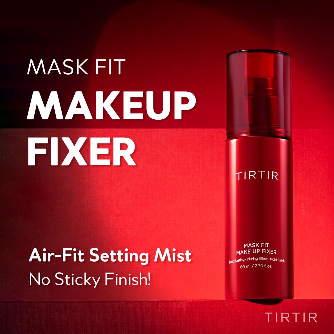 TIRTIR Mask Fit Make-up Fixer, 24H Long Lasting Makeup Finishing Setting Spray, Lightweight and Non-greasy, 2.7 Fl Oz Halalzen
