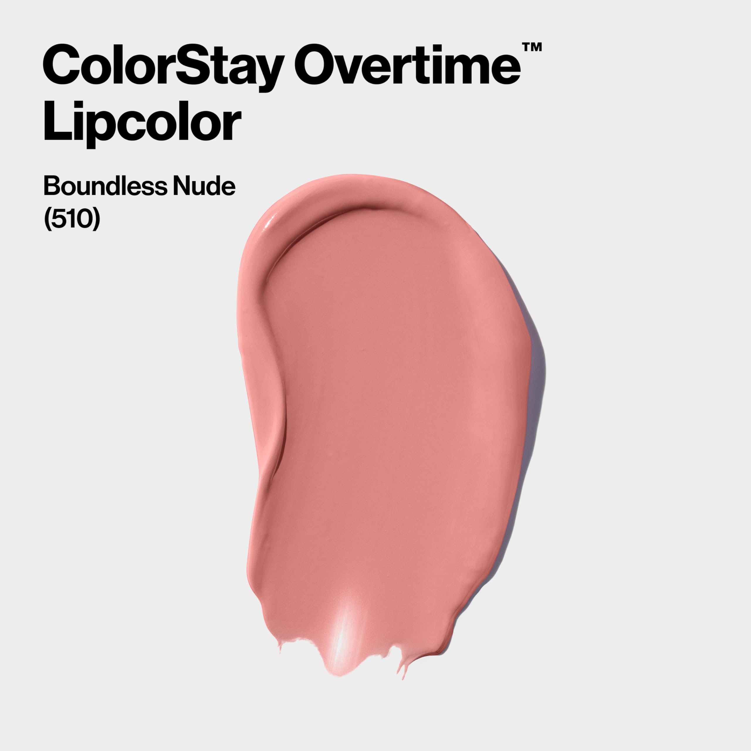 Revlon Liquid Lipstick with Clear Lip Gloss, ColorStay Overtime Lipcolor, Dual Ended with Vitamin E, 370 Everlasting Rum, 0.07 Fl Oz