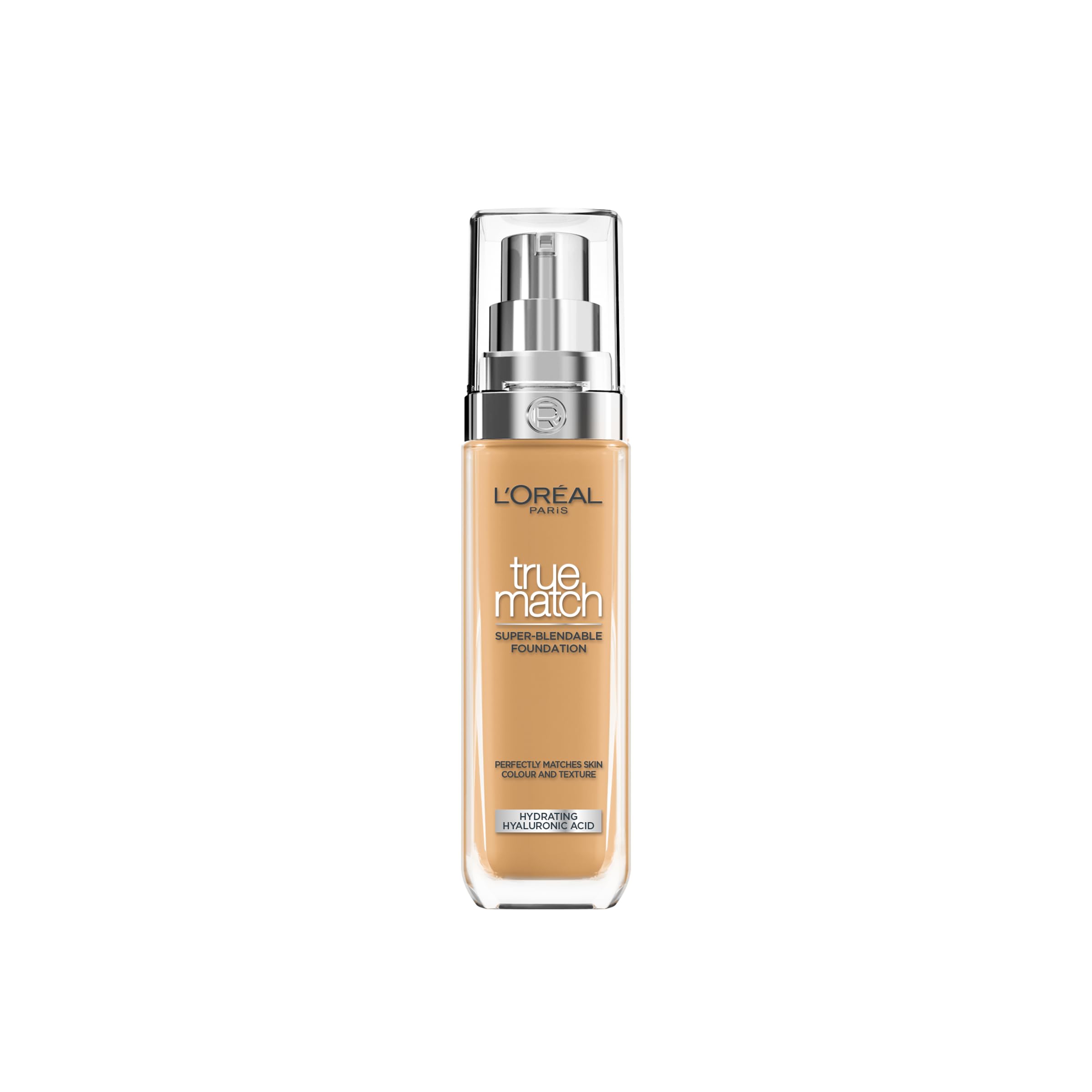 L'Oréal Paris Foundation for Face, Skincare Infused with Hyaluronic Acid, True Match Hydrating Liquid Foundation for All Skin Tones, SPF 16, 1N Ivory, 30 ml Halalzen
