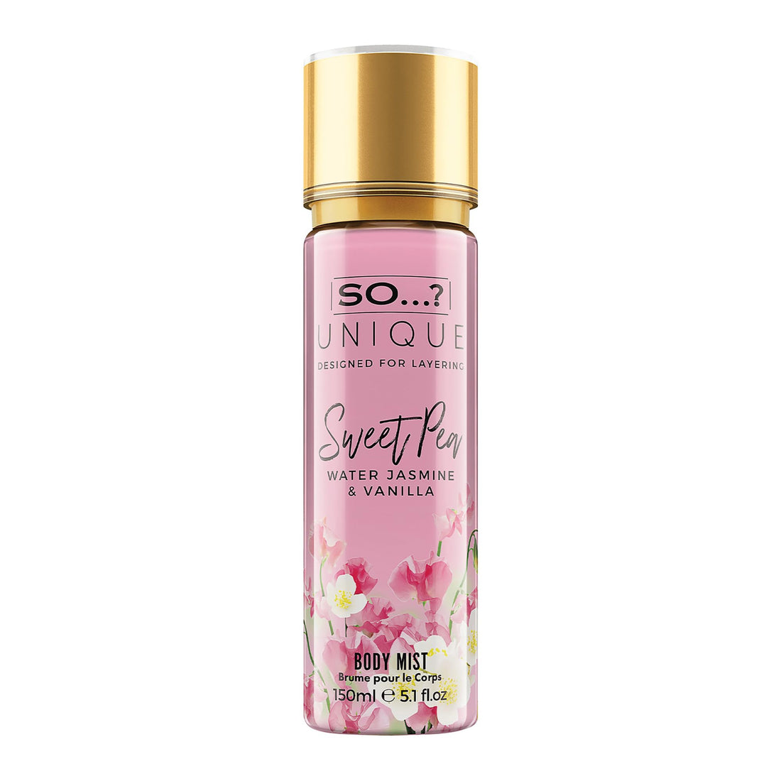 So…? Unique Womens Vegan Sweet Pea Body Mist Fragrance Spray 150ml Halalzen