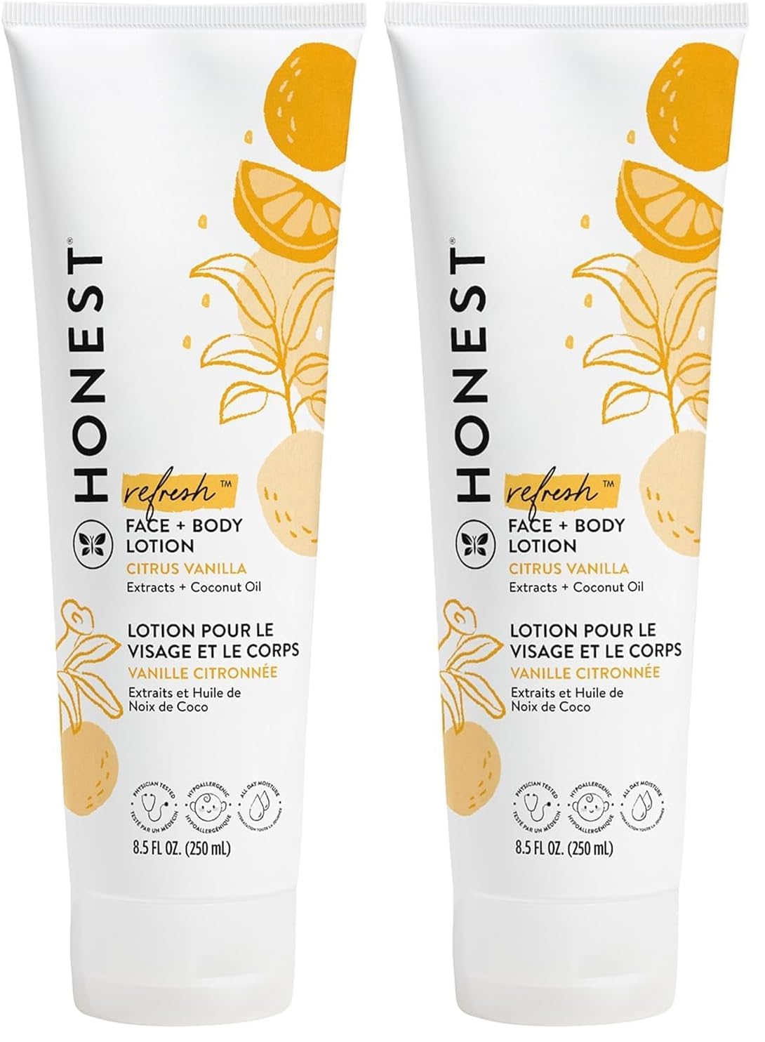 The Honest Company Hydrating Face Body Lotion, Fast Absorbing, Naturally Derived, Hypoallergenic, Lavender Calm, 8.5 fl oz Halalzen