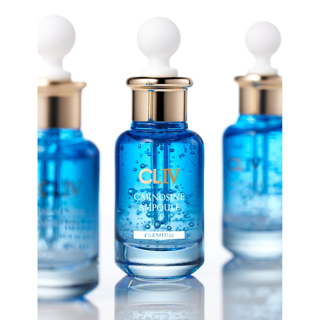 CLIV Multi Hyaluronic Hydrating Ampoule | 85% Hyaluronic Acid, 8-Layer Hydration, Ceramides & Panthenol for Deep Moisture Care | Korean Skincare Nourishing Serum | 1.01 Fl Oz (Pack of 1) Halalzen
