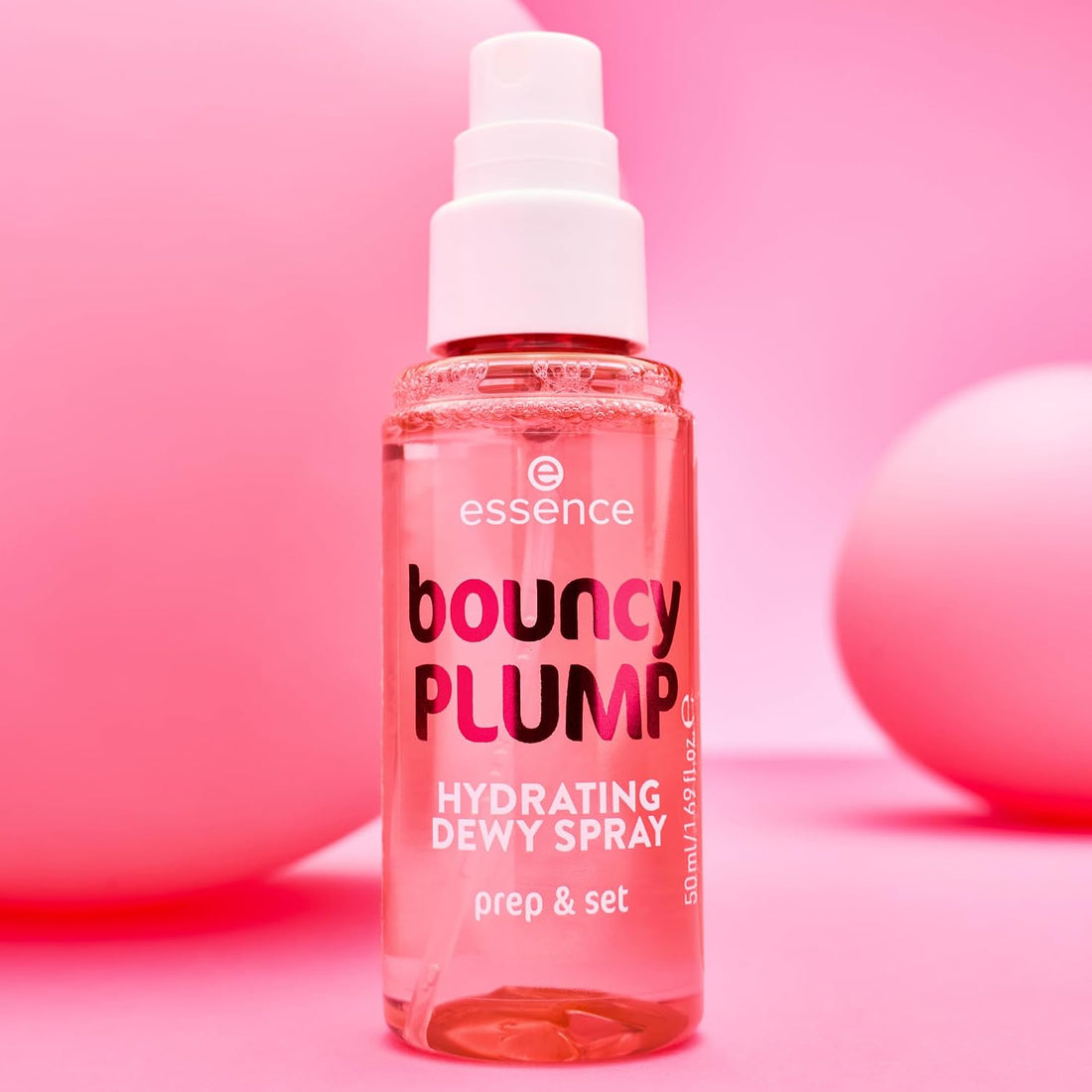 essence bouncy PLUMP HYDRATING DEWY SPRAY, moisturizing/hydrating, caring, fixing, dewy (50ml) Halalzen