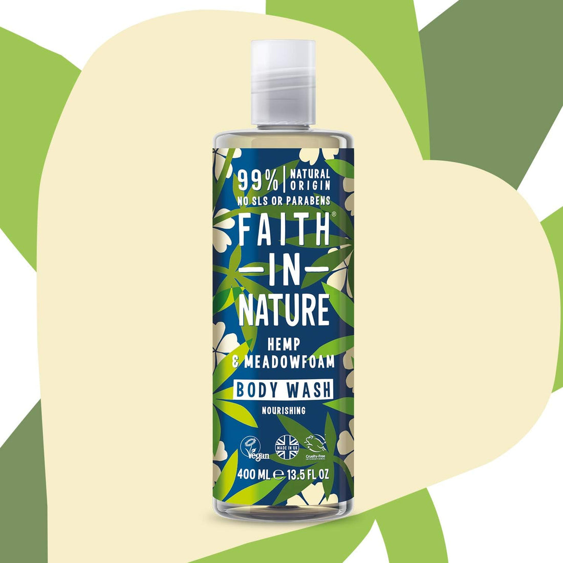 Faith In Nature Natural Aloe Vera Body Wash, Soothing Shower Gel, Vegan and Cruelty Free, No SLS or Parabens, 400 ml