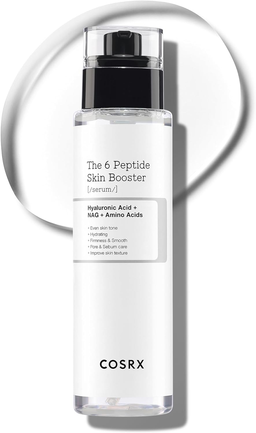 COSRX 6 Peptide Collagen Serum Face Toner with Niacinamide & Hyaluronic Acid, Hydrating & Firming Korean Essence, Anti-Wrinkle & Pore-Tightening Serum For Plump & Even Skin Tone, Korean Skincare 150ml