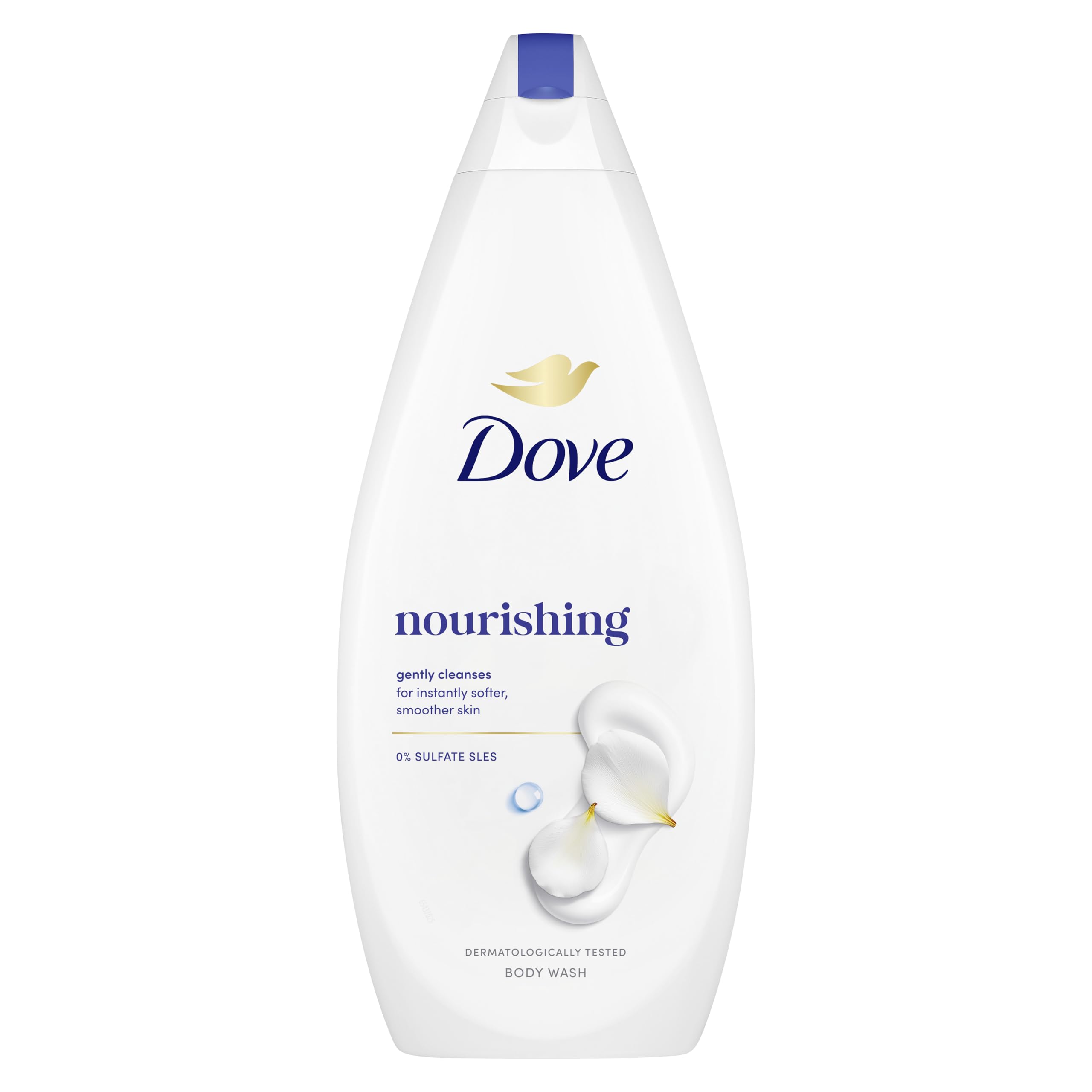 Dove Nourishing Body Wash Body Cleanser shower gel with plant-based moisturisers for softer, smoother skin after one shower 720 ml
