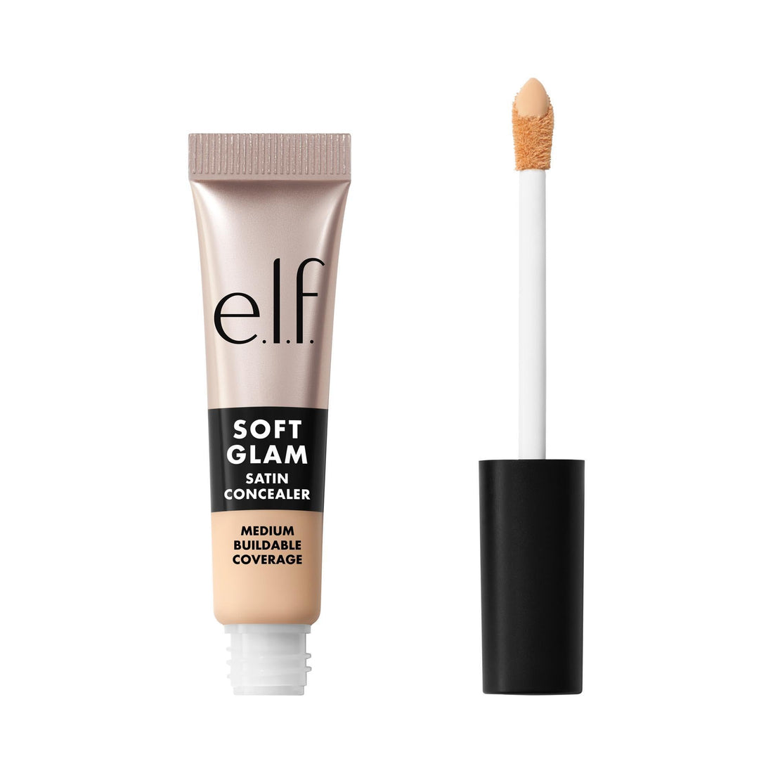 e.l.f. Soft Glam Satin Concealer, Medium Coverage for Blemishes & Under-Eye, Crease-Resistant, Long-Lasting, Vegan & Cruelty-Free, 13 Fair Neutral Halalzen