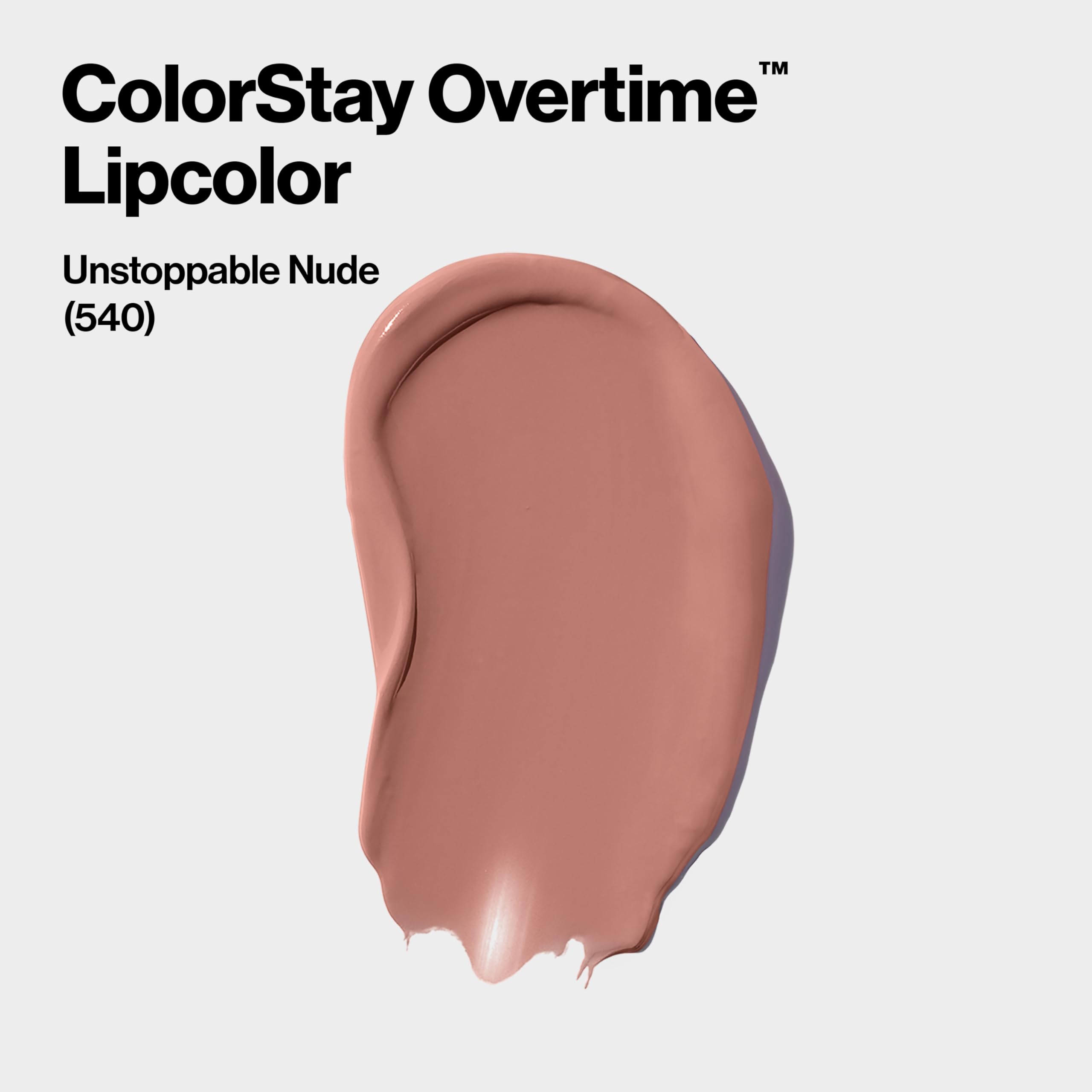 Revlon Liquid Lipstick with Clear Lip Gloss, ColorStay Overtime Lipcolor, Dual Ended with Vitamin E, 370 Everlasting Rum, 0.07 Fl Oz