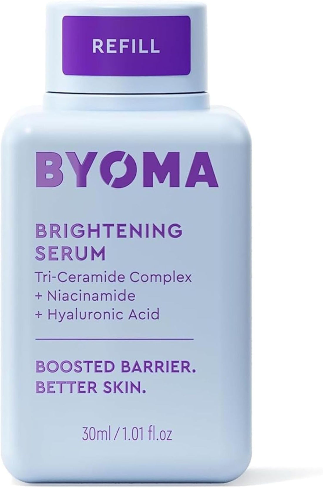 BYOMA Brightening Serum (30ml) Brightening and Hydrating Face Serum with Hyaluronic Acid, Niacinamide and Ceramides - For Glowing and Radiant Skin