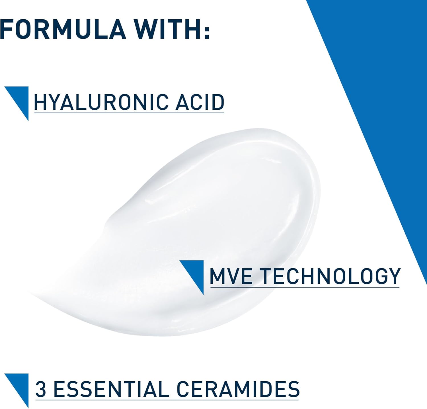 CeraVe Moisturising Cream for Dry to Very Dry Skin With 3 Essential Ceramides, Hyaluronic Acid, Face & Body Cream, Fast Absorbing, Dermatologist Developed, 562ml