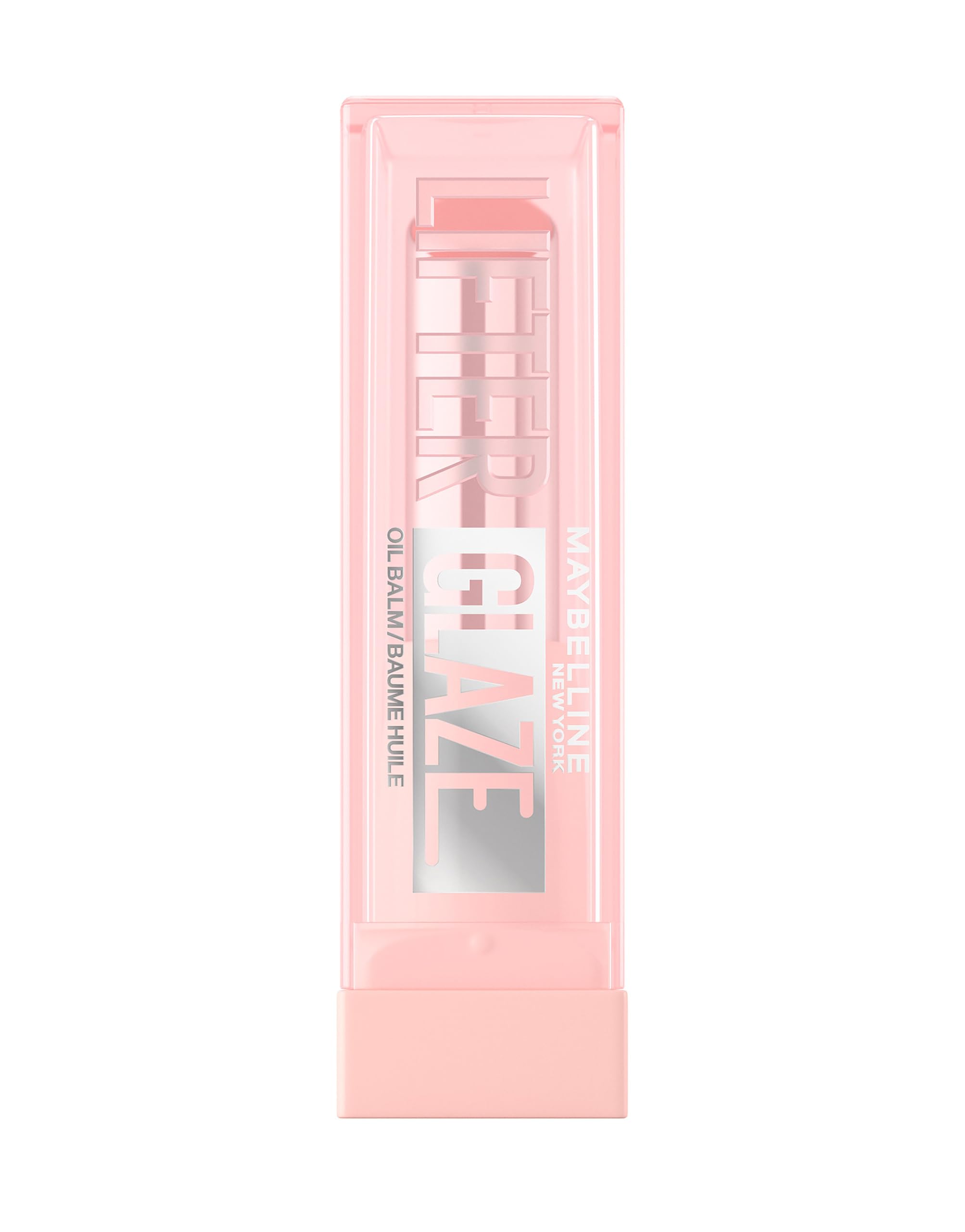 Maybelline New York Lifter Glaze Lip Oil Balm, Up to 24HR Hydration, Plumping for Fuller Lips, Hyaluronic Acid & Acerola Cherry Extract for Ultra-Comfortable Shine, Shade: Pink Drip