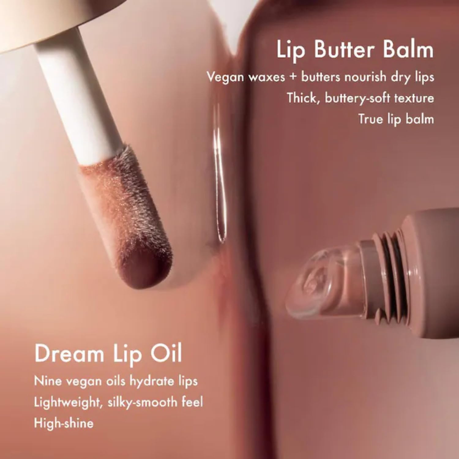 Summer Fridays Dream Lip Oil - Hydrating Tinted Lip Gloss Oil - Non-Sticky Formula with Skincare Benefits for Long-Lasting Softness + Shine - Effortless Beauty Gifts - Bare Sand (0.15 Oz)