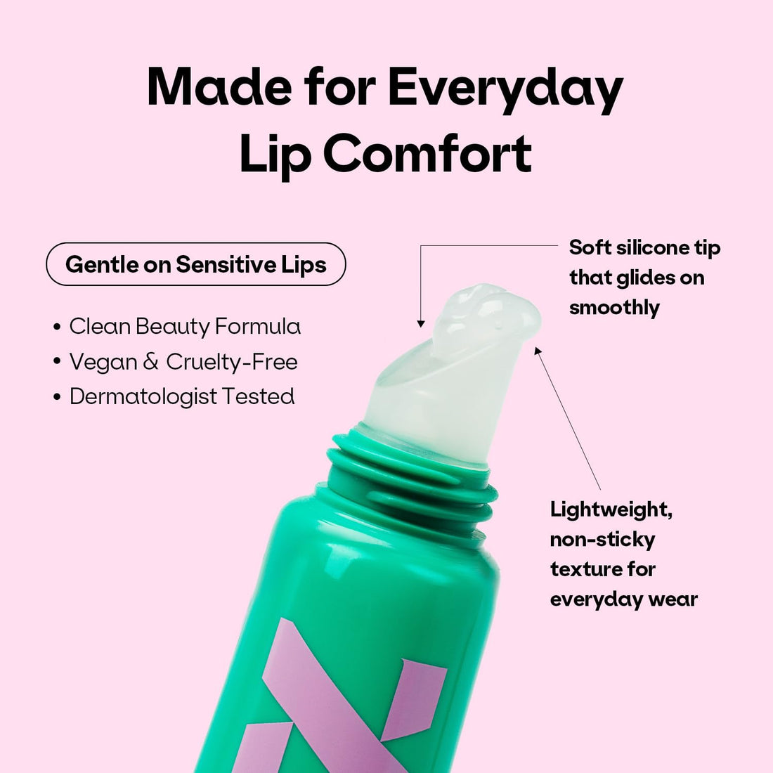 Overnight Lip Mask & Hydrating Lip Balm – Korean Lip Treatment for Dry Chapped & Cracked Lips – Glossy Non-Sticky Finish with Hyaluronic Acid, Shea Butter & Plant-Based Collagen – Squeeze Tube Halalzen