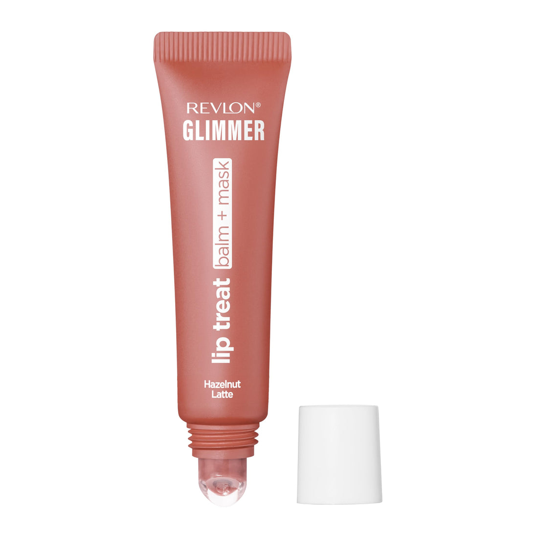Revlon Glimmer Lip Treat Balm + Mask, Overnight Peptide Lip Treatment, Hydrating, 006 Hazelnut Latte, 0.4 fl oz Halalzen