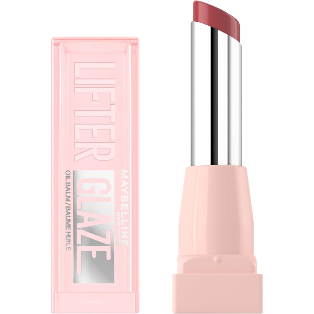Maybelline New York Lifter Glaze Lip Oil Balm, Up to 24HR Hydration, Plumping for Fuller Lips, Hyaluronic Acid & Acerola Cherry Extract for Ultra-Comfortable Shine, Shade: Pink Drip