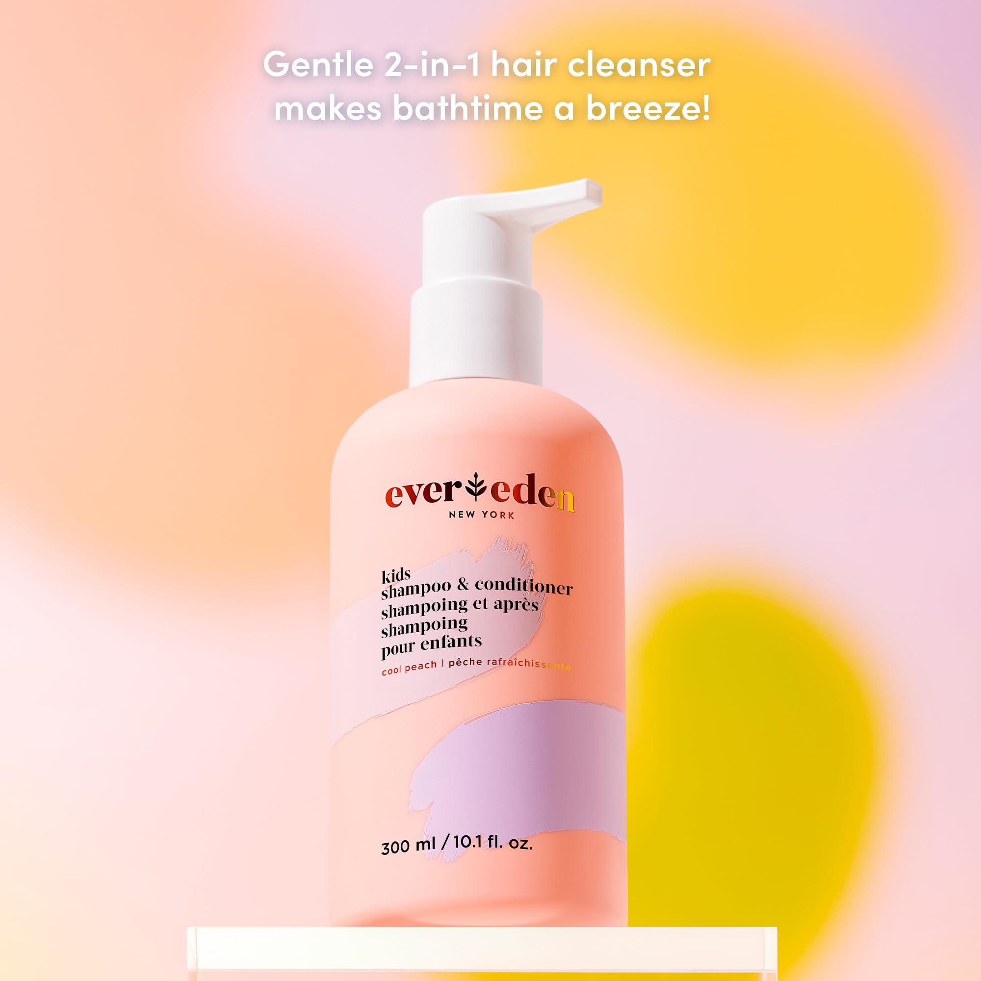 Evereden Baby Shampoo & Body Wash 2-in-1, 8.5 fl oz | Gentle, Non-Toxic, Fragrance-Free, Hydrating Formula for Sensitive Skin Halalzen