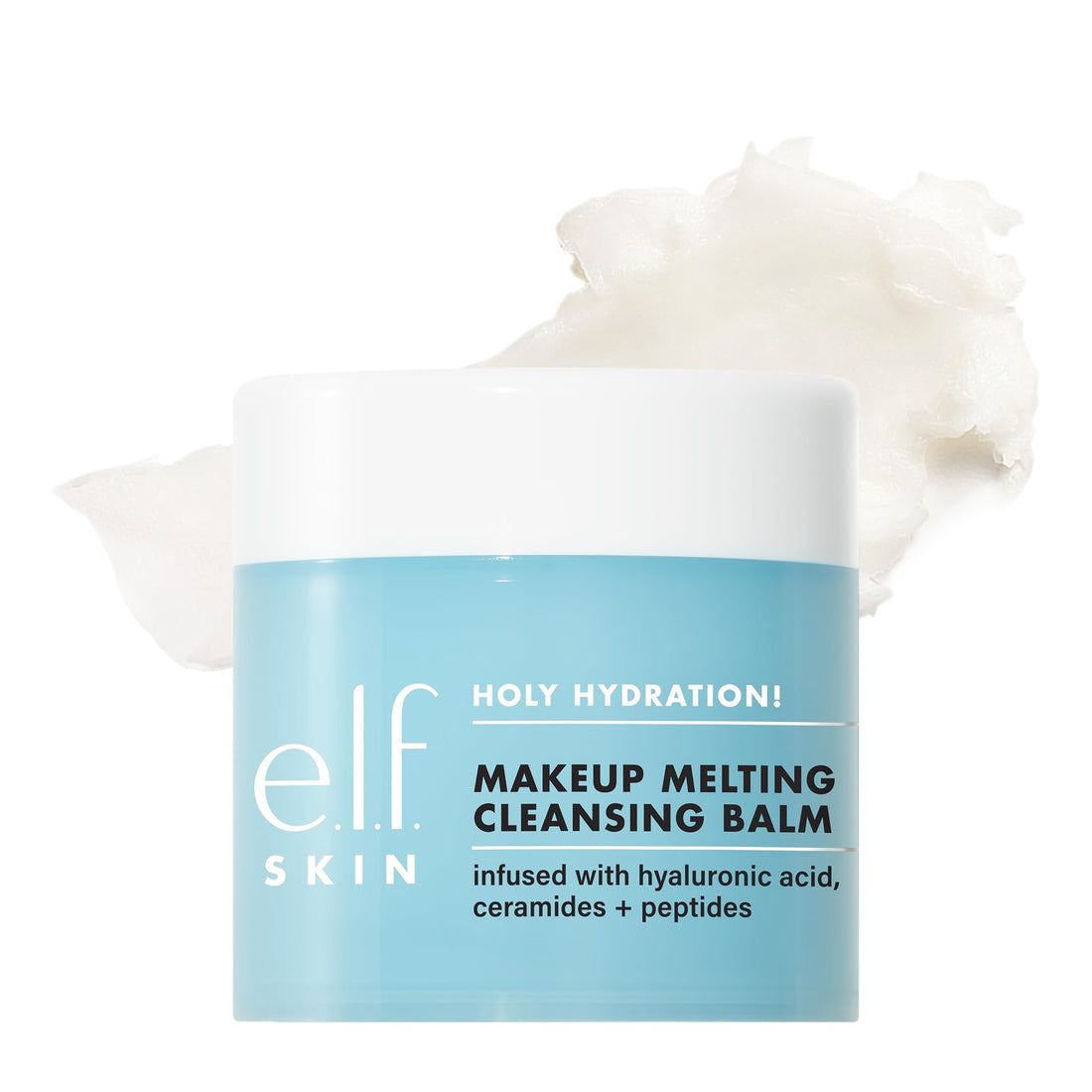 e.l.f. SKIN Holy Hydration Makeup Melting Cleansing Balm, Face Cleanser and Makeup Remover, Infused with Hyaluronic Acid to Hydrate Skin, Vegan and Cruelty-Free Halalzen