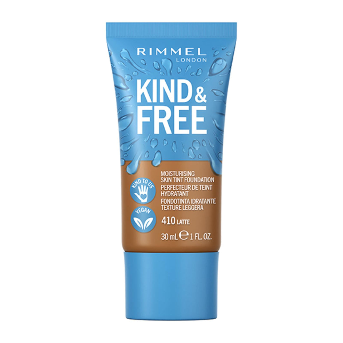 Rimmel Kind + Free Moisturising Skin Tint Foundation, Vanilla 160 Halalzen