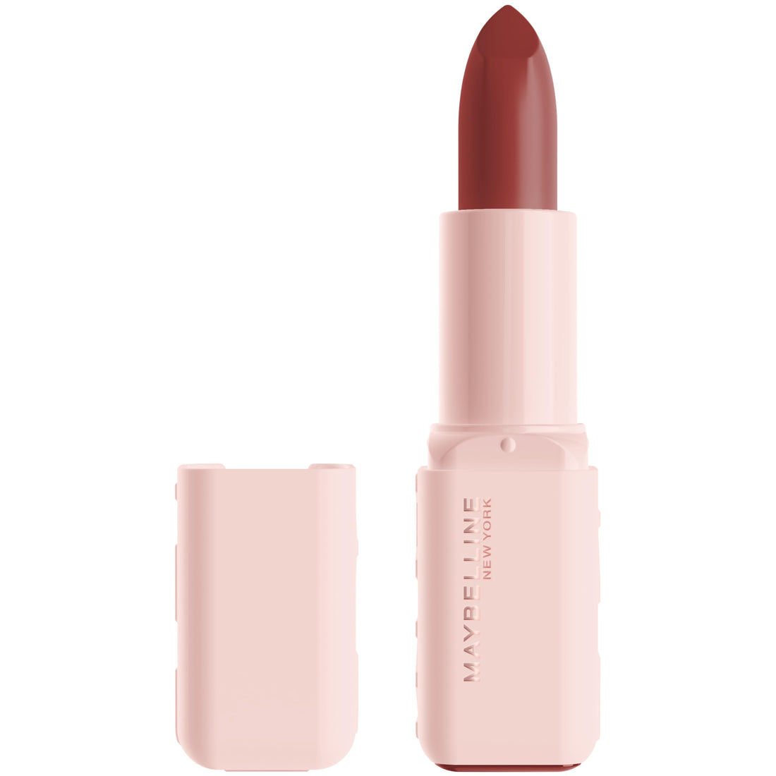 MAYBELLINE Serum-Lippenstift, Feuchtigkeitsspendendes Lippen-Make-up mit 8 Stunden Lippenauffüllender Feuchtigkeit mit Hyaluronsäure + Öl-Mischung, Wild Card (Mitteltoniges Rot Matt)