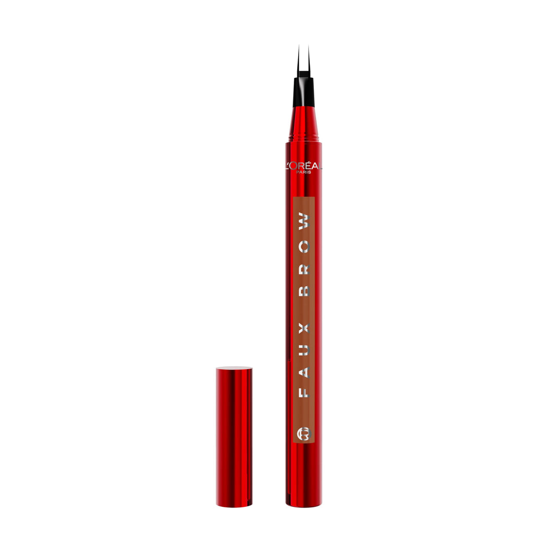 L'Oréal Paris Infallible Faux Brow, Double Brush Tip Brow Tint Pen, Natural Finish, Waterproof, Transfer and Smudge-Resistant, Shaping Brows for up to 48 hours, Shade: Light Brunette